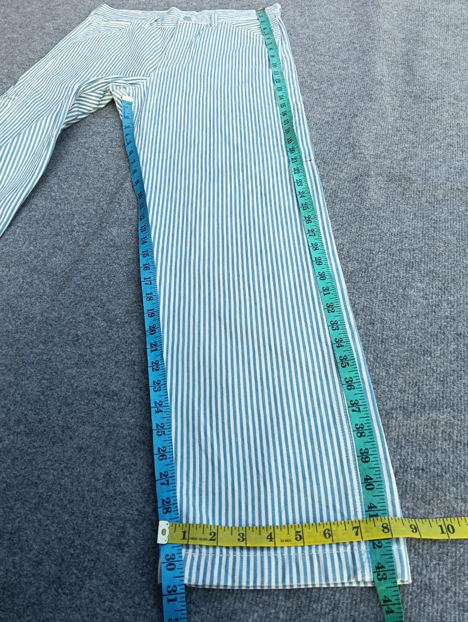 Levi's Levi’s Stay Loose BIG E Carpenter Pants-Hickory Stripe. RARE Size US 31 - 7 Thumbnail