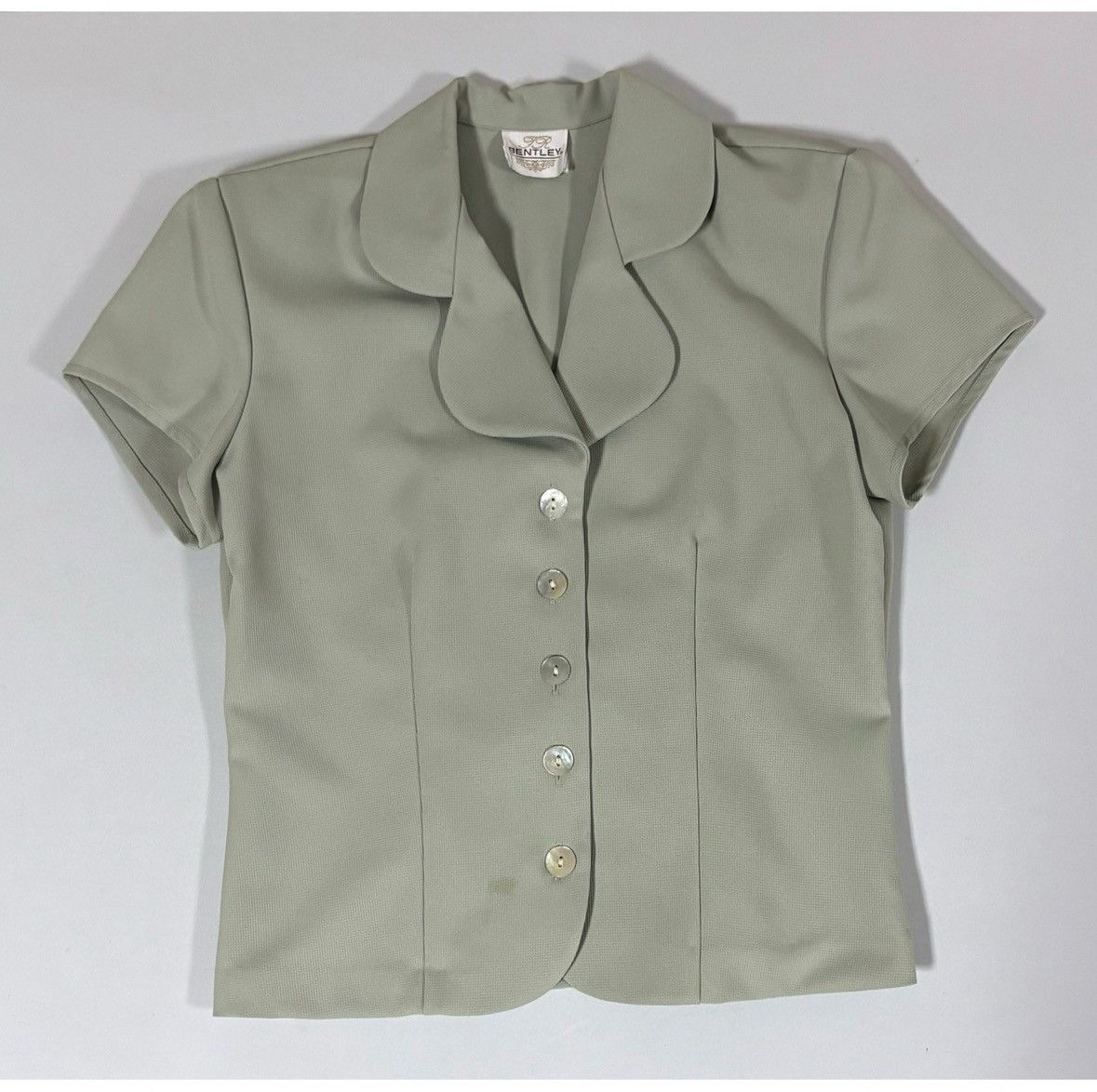 Bentley Bentley Sage Short Sleeve Blazer Coat Suit Jacket Size S ✨ Size S / US 4 / IT 40 - 2 Thumbnail