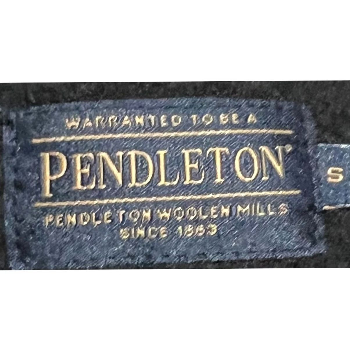 Pendleton Pendleton Hooded Sweatshirt Black Aztec Graphic Pullover Adult Sz S Hoodie Unisex Regular Long Sleeve Cotton Blend Fall Winter Spring Mens Womens Size US S / EU 44-46 / 1 - 5 Thumbnail