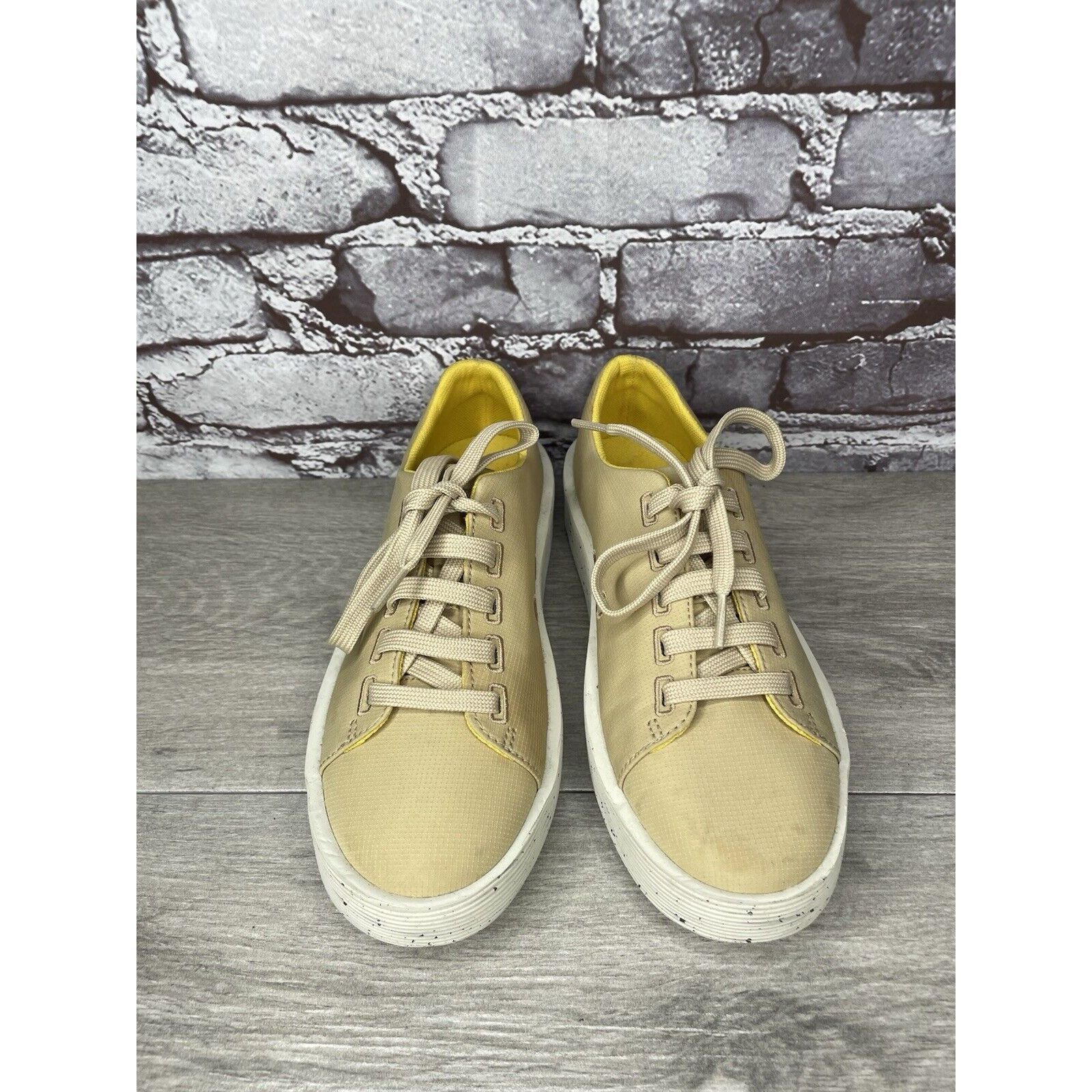 Camper Camper Yellow Leather Casual Lace Up Lightweight Sneakers Wo Size US 6 / IT 36 - 13 Thumbnail