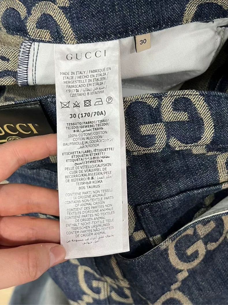 Gucci Gucci Gucci Logo Denim Shorts-2507 Size US 30 / EU 46 - 6 Thumbnail