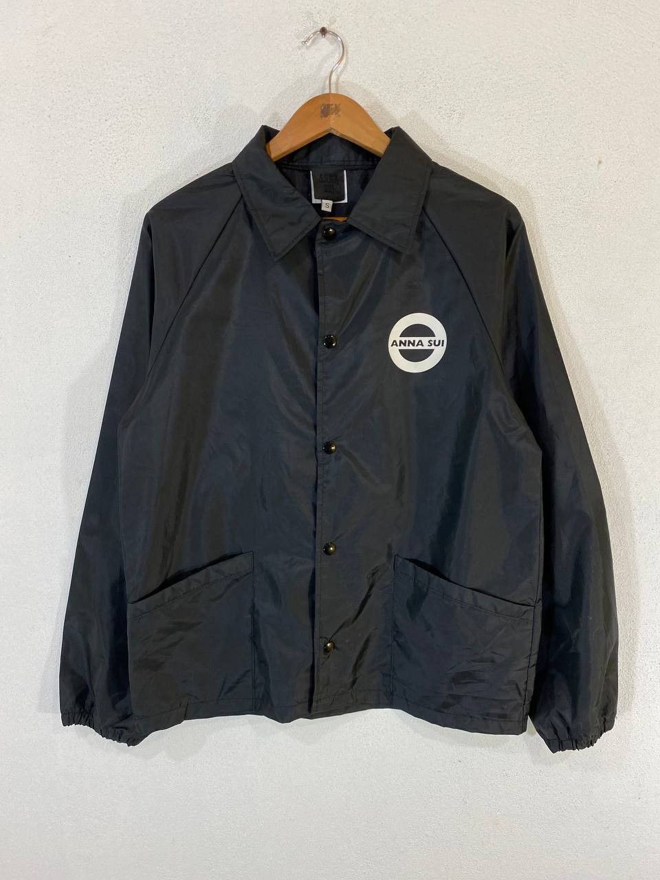 Vintage vintage anna sui designer light jacket big logo back Size US S / EU 44-46 / 1 - 1 Thumbnail