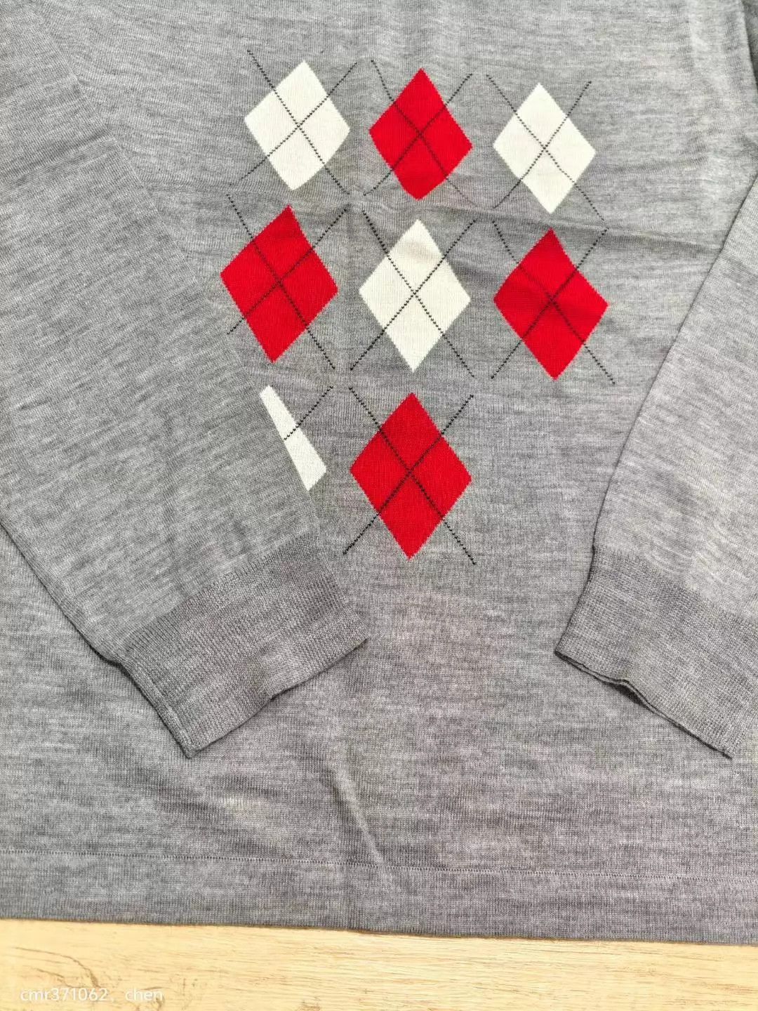 Visvim visvim diamante v-neck grey/red S Size US S / EU 44-46 / 1 - 3 Thumbnail