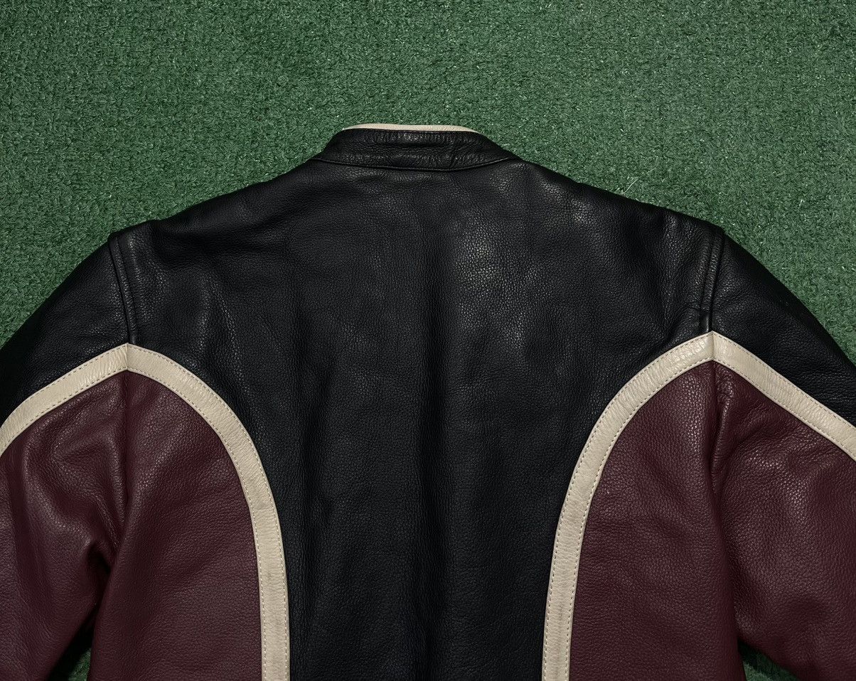 Leather × Vintage Biker Leather Jacket Vintage High Five Moto Wear Size XS / US 0-2 / IT 36-38 - 8 Thumbnail