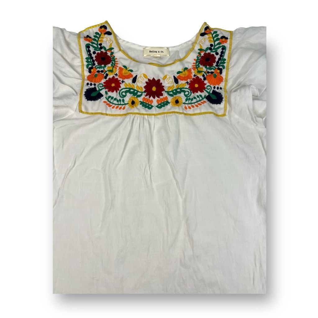 Other Hailey & Co. Embroidered Boho Blouse Top Size Small Size S / US 4 / IT 40 - 2 Thumbnail