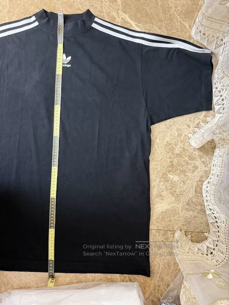 Balenciaga Balenciaga Black Adidas collaboration short-sleeve Size US S / EU 44-46 / 1 - 8 Thumbnail