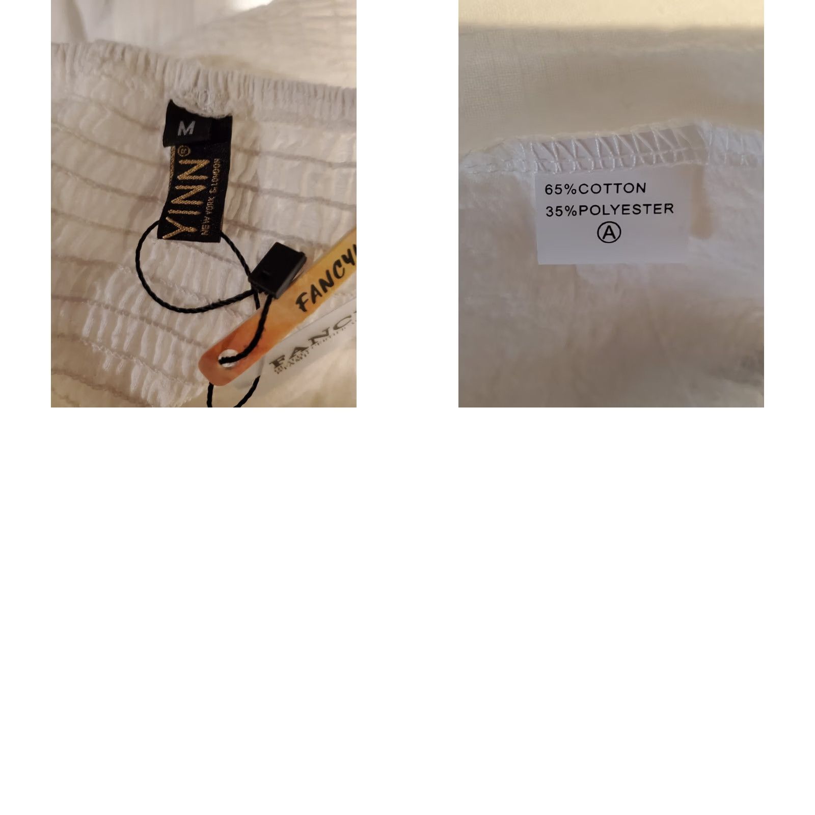 Vintage FANCYINN White Tie Front Button Down Spaghetti Strap Midi Dress Women's M New Size M / US 6-8 / IT 42-44 - 8 Thumbnail