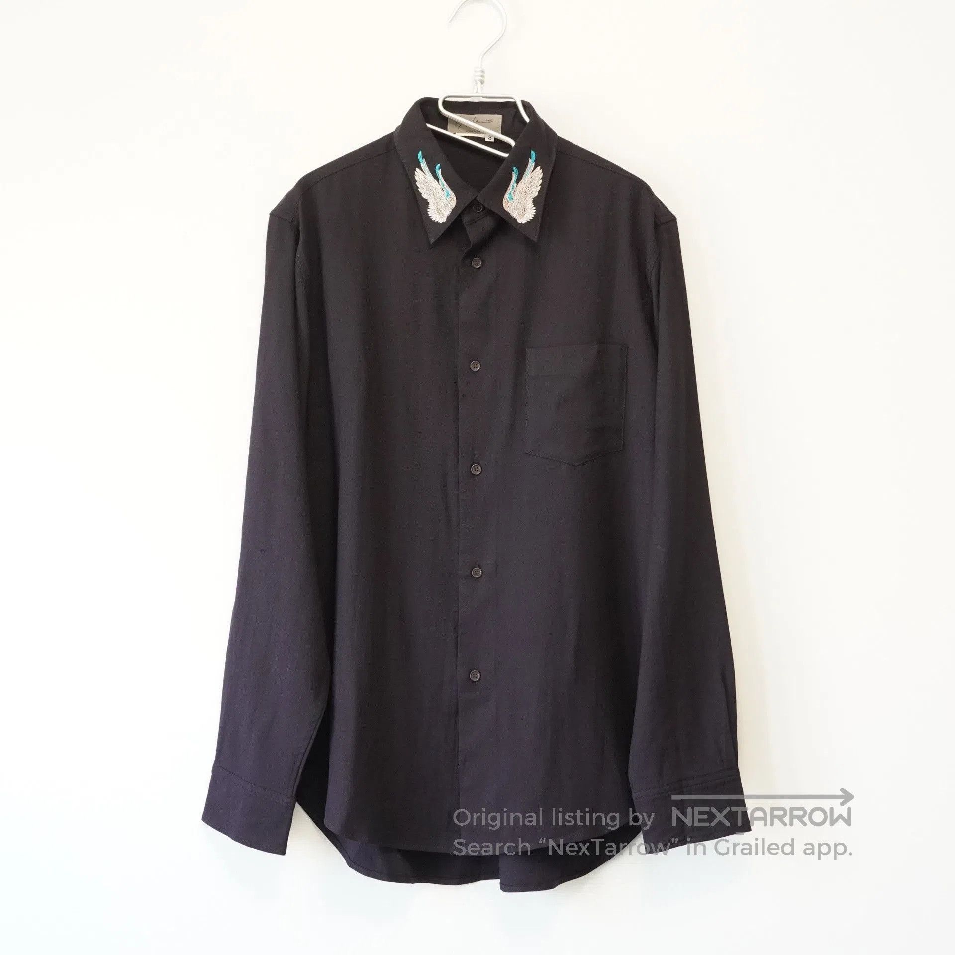 Yohji Yamamoto yohji yamamoto wings embroidered shirt. Size US M / EU 48-50 / 2 - 2 Thumbnail