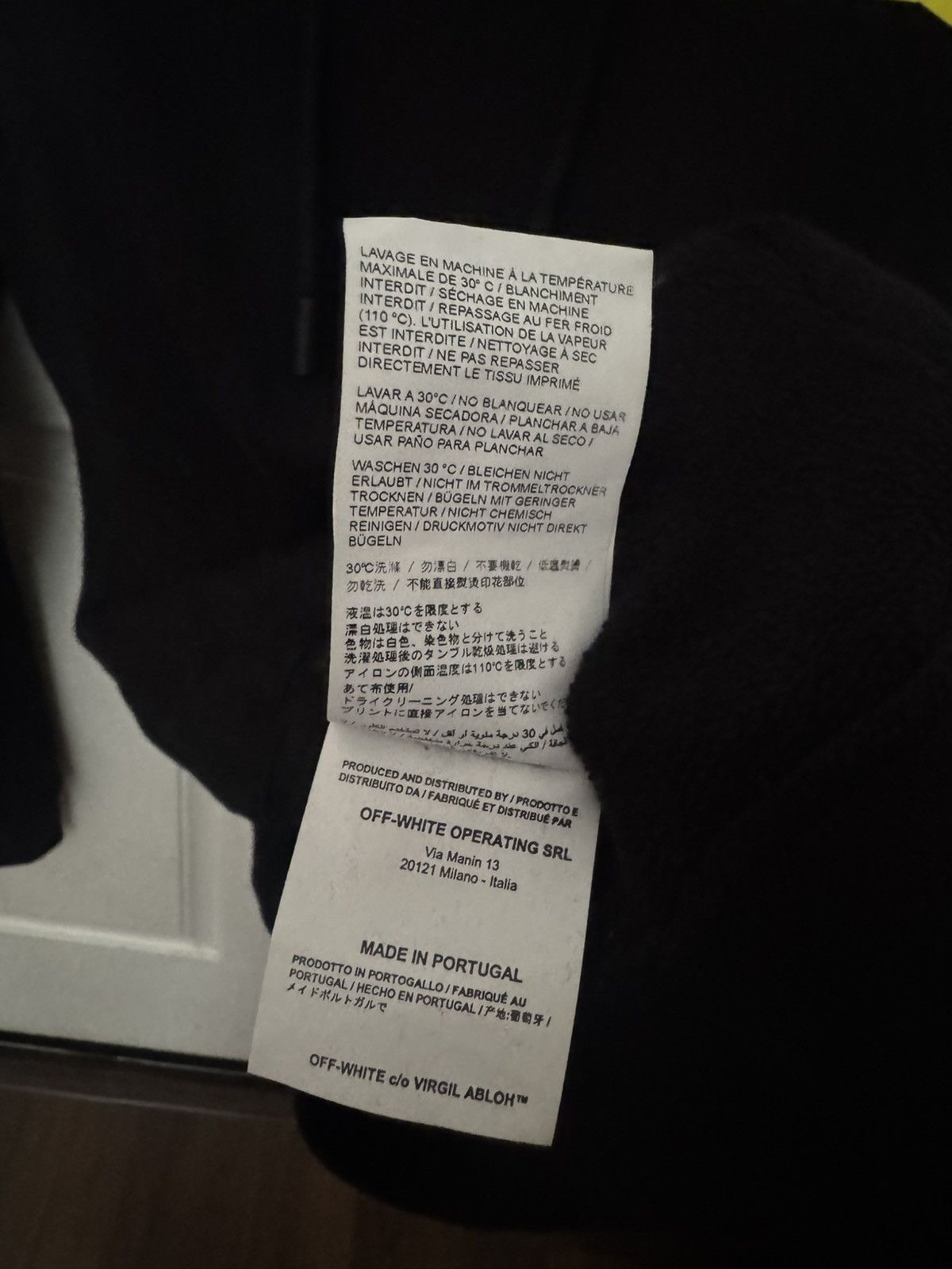 Off-White Caution Tape Off White Hoodie Size US XS / EU 42 / 0 - 6 Thumbnail
