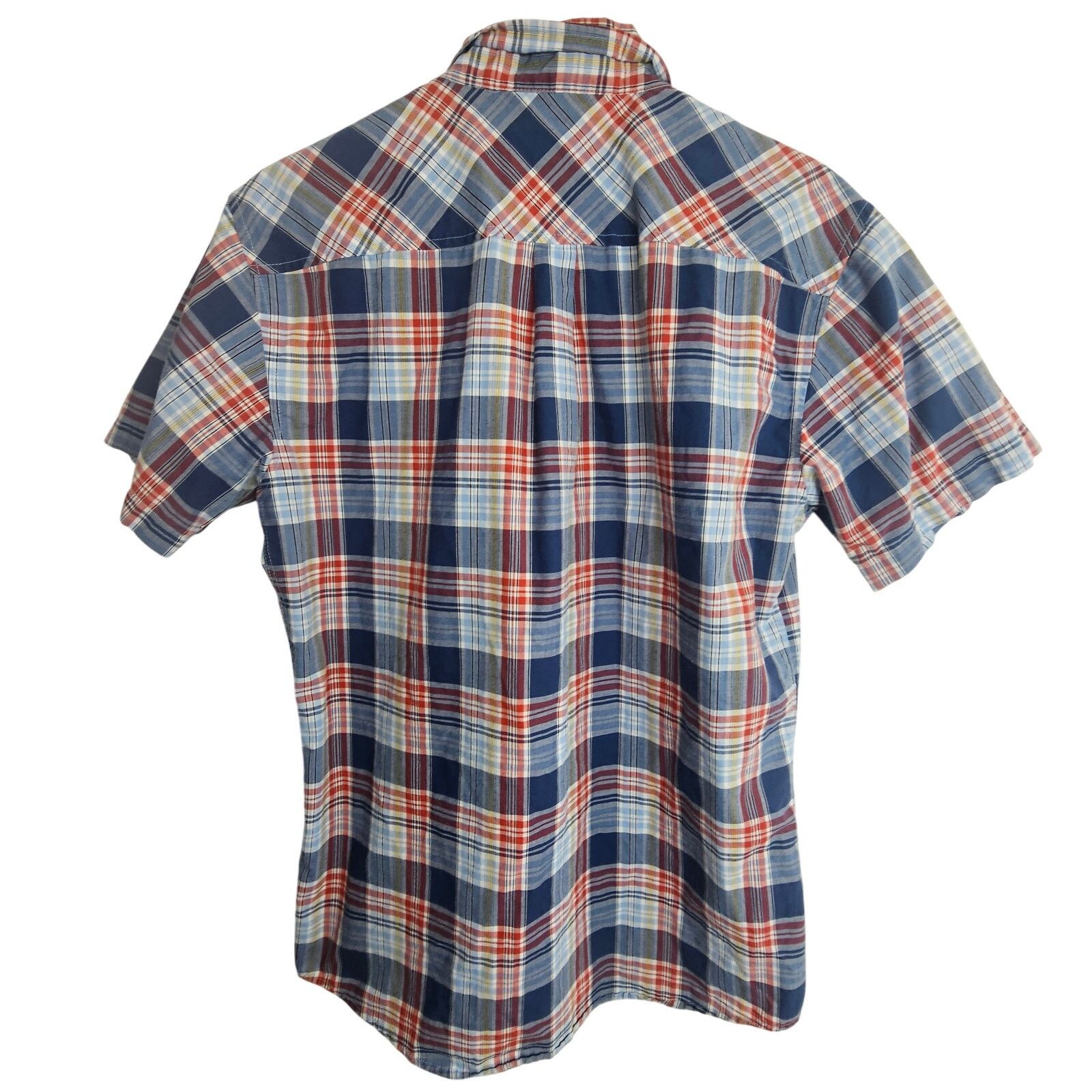 Brixton Brixton Mens Plaid Button Shirt M Plaid Preppy Grunge Skater Size US M / EU 48-50 / 2 - 7 Thumbnail