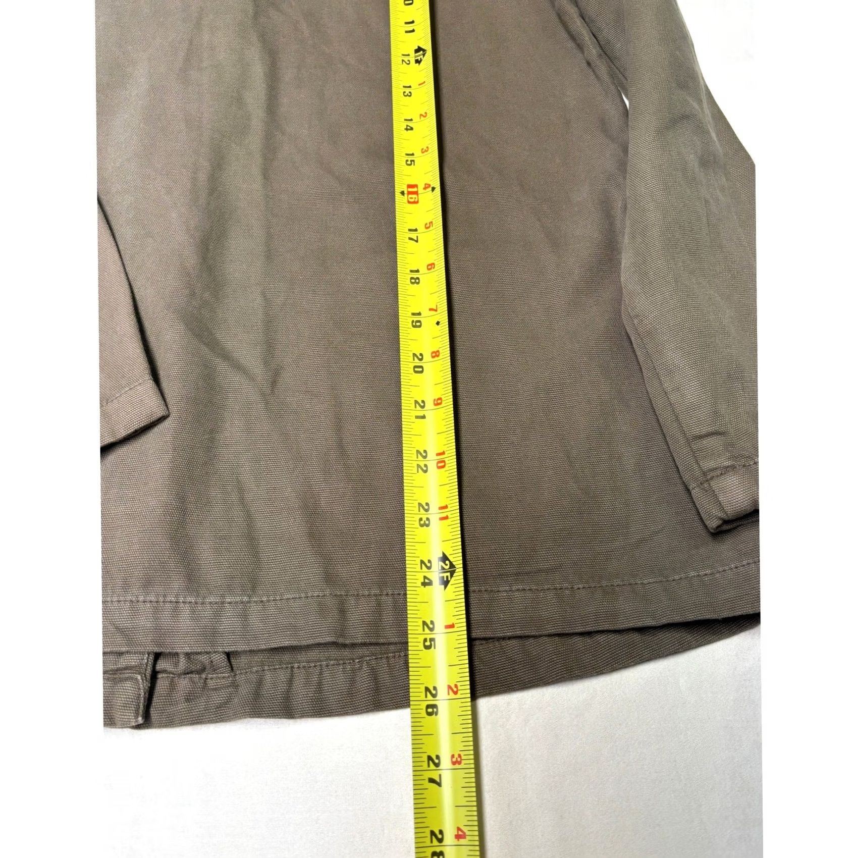 Marine Layer Marine Layer Mens Utility Jacket Workwear Canvas Olive Green XSmall Mens Jacket Cotton Button-Down Pockets Casual, Workwear 90s Navy? Size US XS / EU 42 / 0 - 6 Thumbnail
