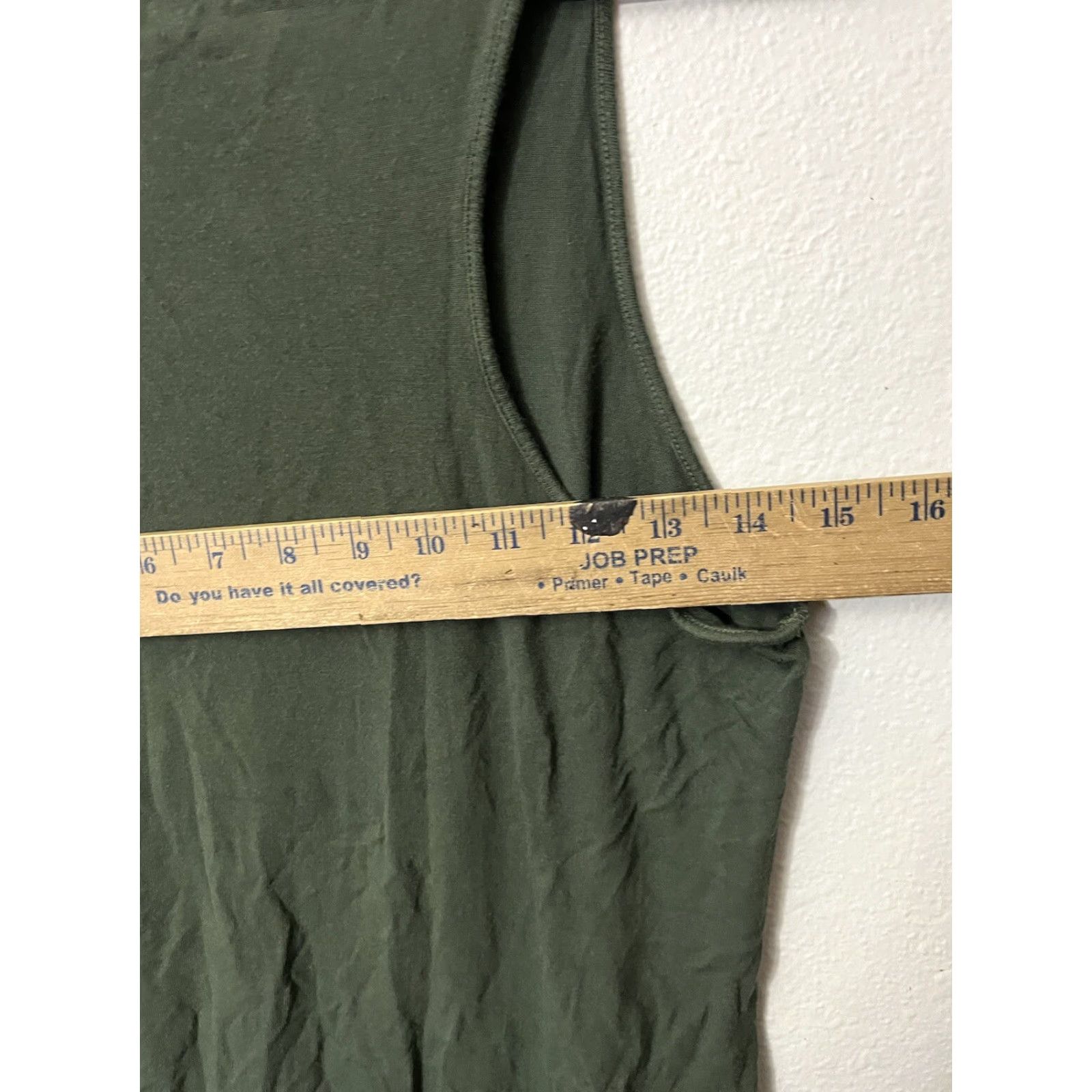 Gap VINTAGE Gap Tank Top Women's Green Solid Athletic Pocket 100% Cotton Medium M Pullover Casual Tank Womens Size M / US 6-8 / IT 42-44 - 4 Thumbnail