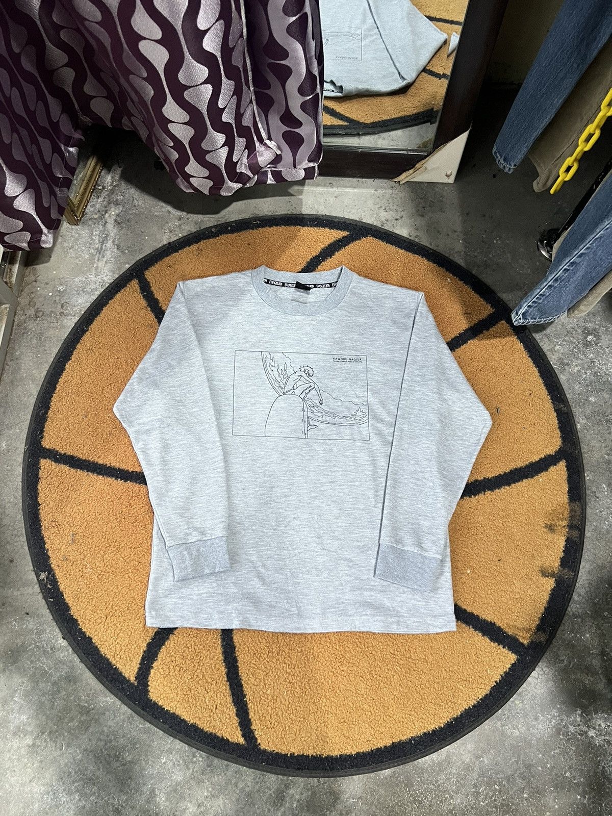Anime 🔥Evangelion Kaworu Nagisa Crewneck Sweatshirt Size US S / EU 44-46 / 1 - 2 Thumbnail