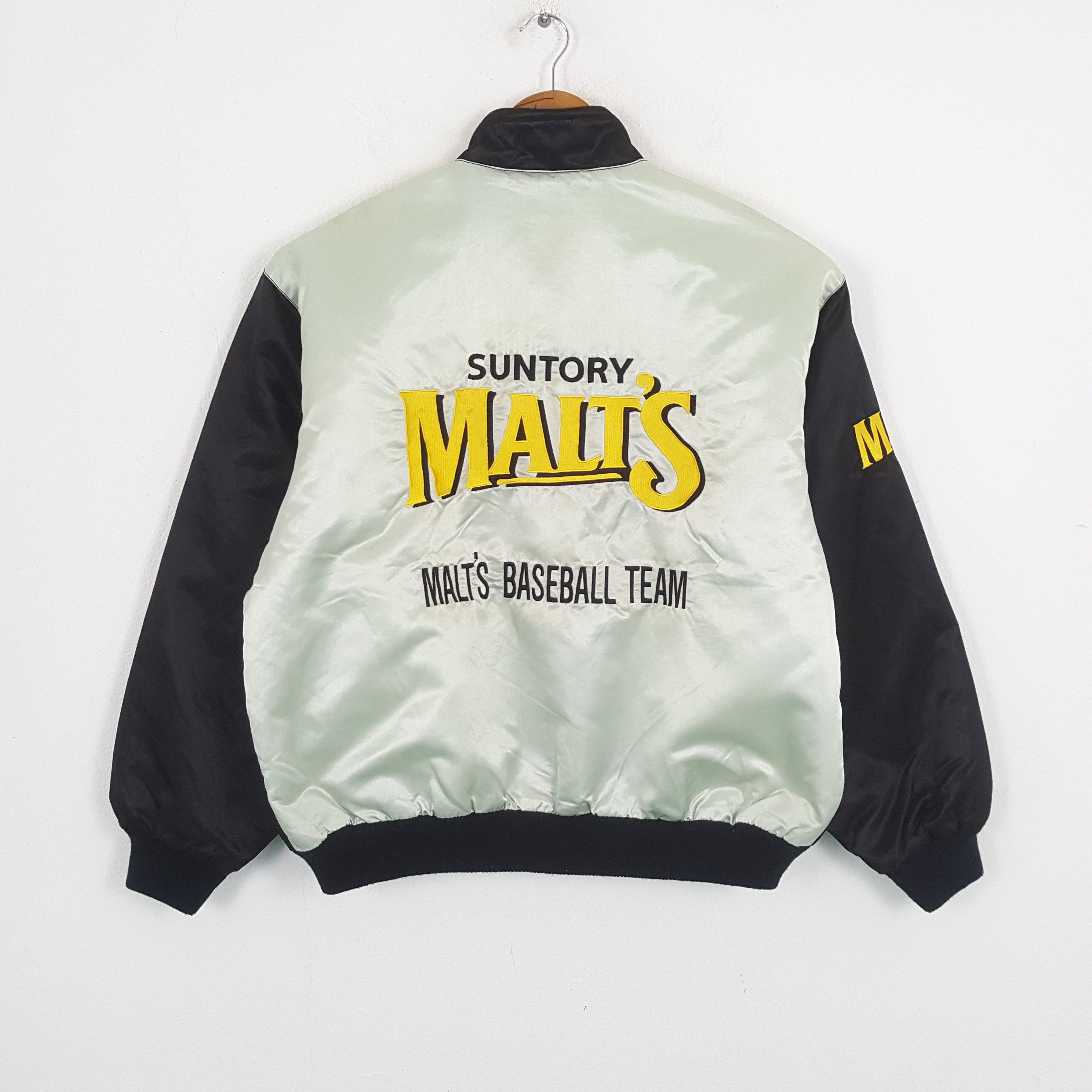 MLB × Vintage Vintage SUNTORY MALTS American Basketball MLB Team Jacket Size US XL / EU 56 / 4 - 1 Thumbnail