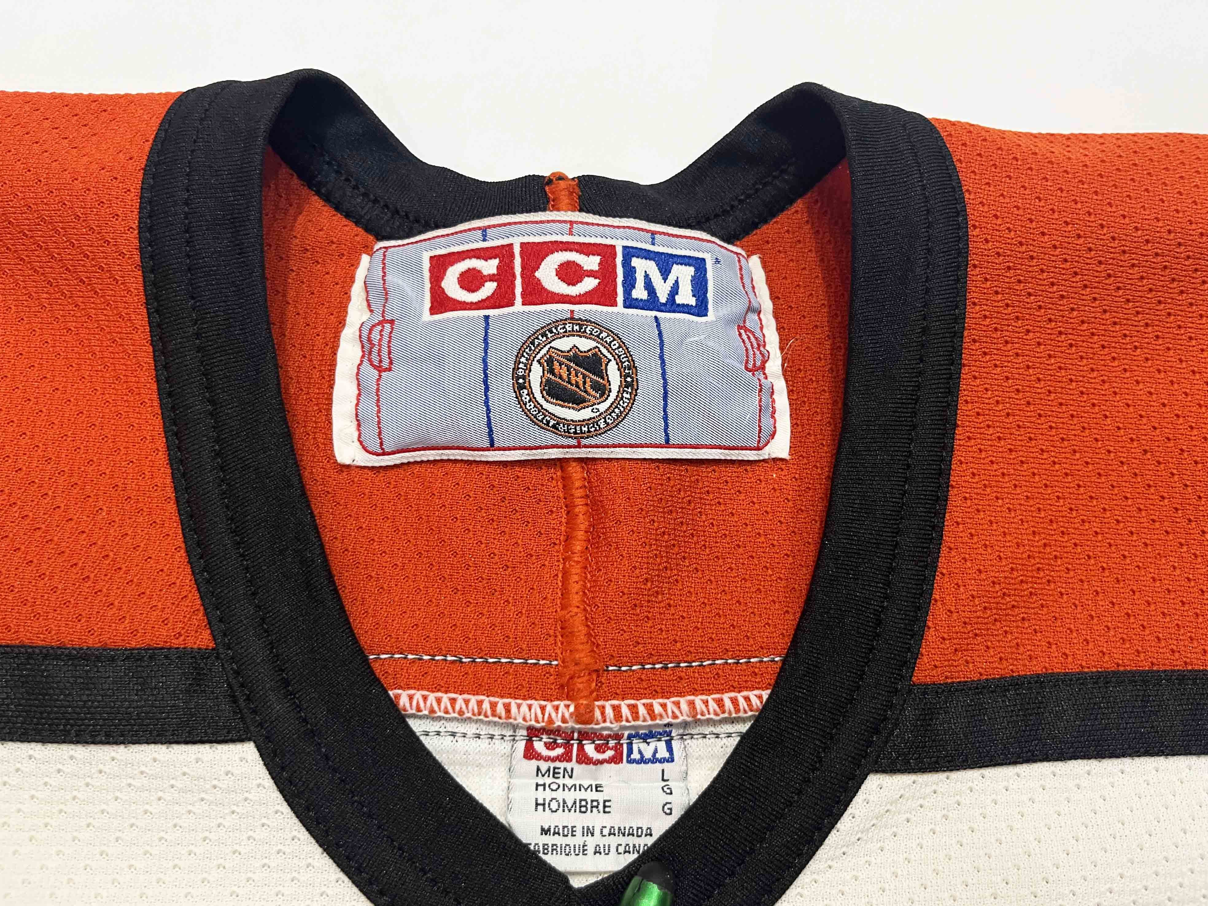 Ccm CCM Philadelphia Flyers LeCLAIR #10 NHL Hockey Jersey Size US L / EU 52-54 / 3 - 3 Thumbnail