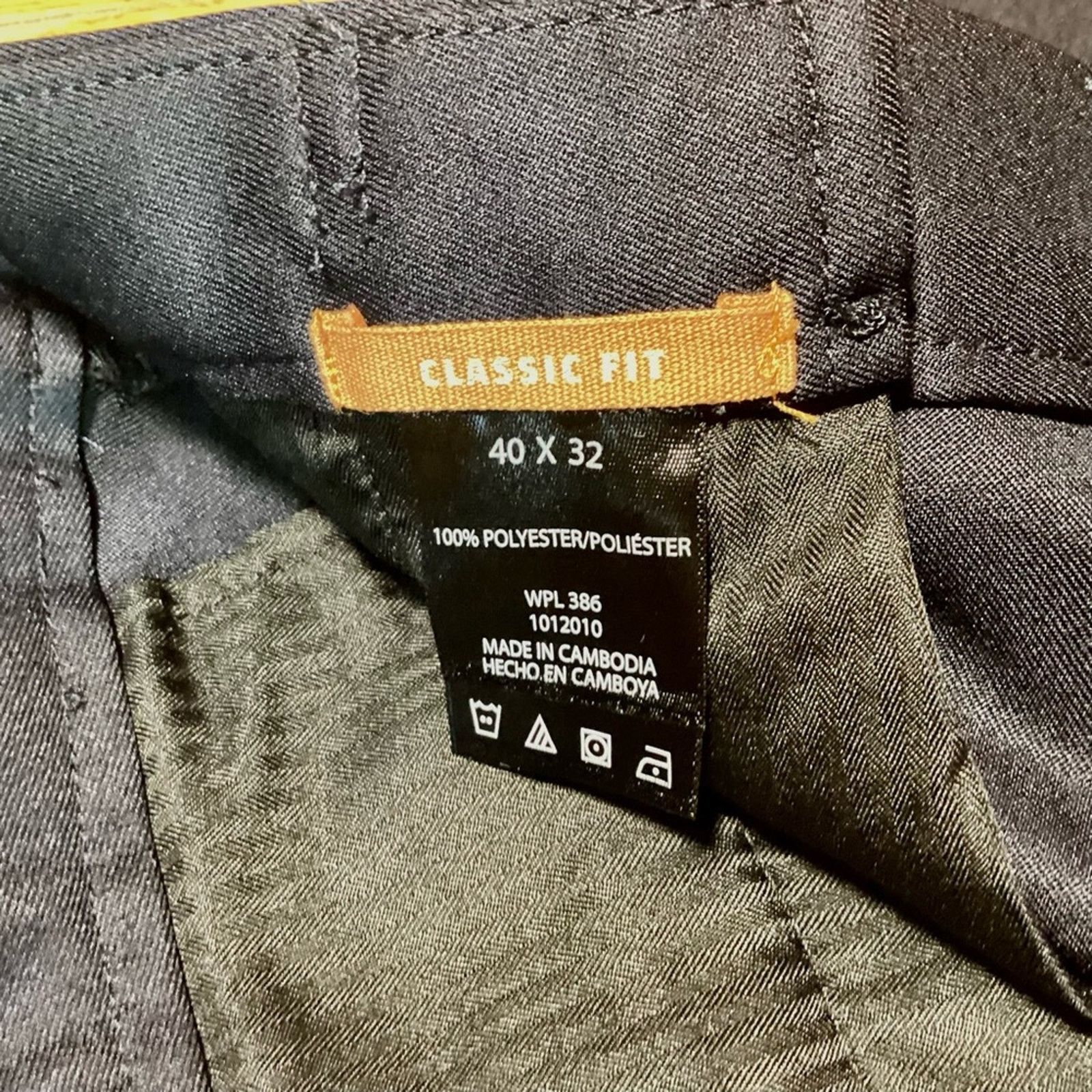 Haggar Haggar® Mens Classic Fit Flat Front Dress Pant Size US 40 / EU 56 - 4 Thumbnail