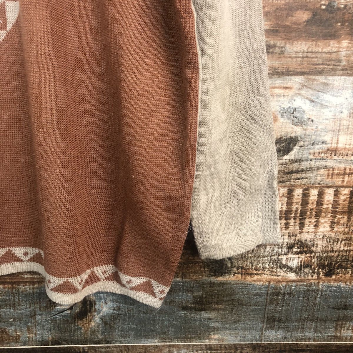 Homespun Knitwear × Japanese Brand DL Main Limne Vintage Brown Knitwear #C536 Size M / US 6-8 / IT 42-44 - 9 Thumbnail