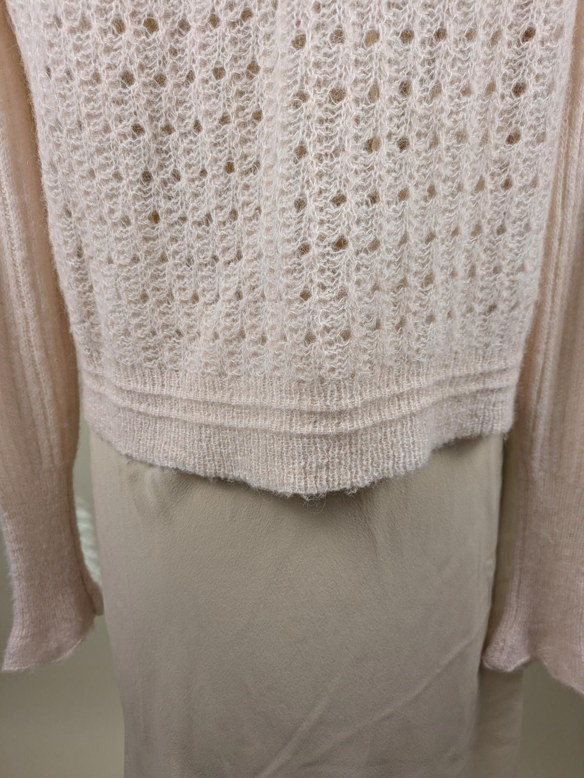 3.1 Phillip Lim Phillip Lim baby pink alpaca wool cardigan Size S / US 4 / IT 40 - 7 Thumbnail