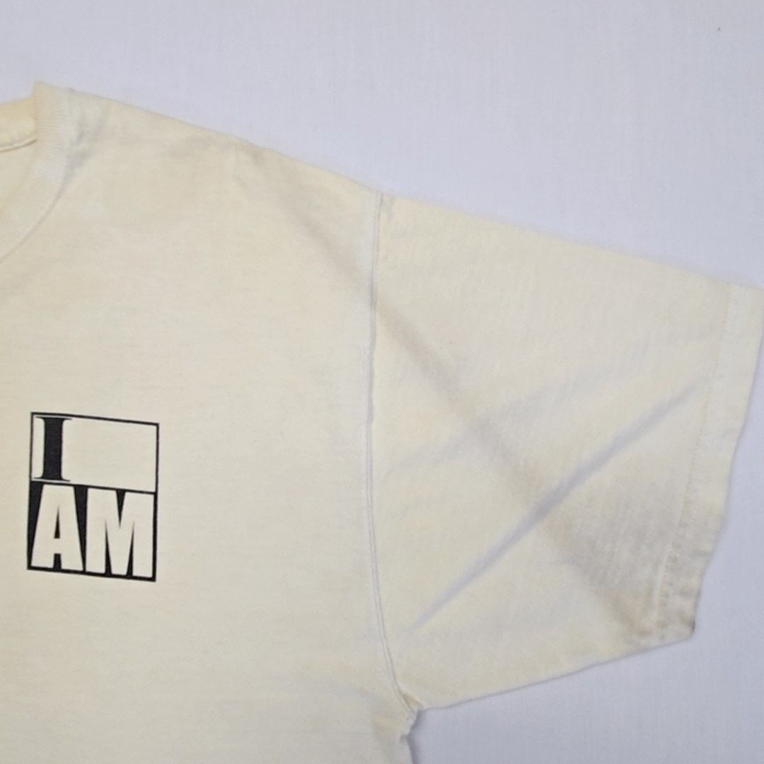 Fruit Of The Loom Vintage Jesus Shirt I AM White L Religion Tee 90s Size US L / EU 52-54 / 3 - 9 Thumbnail