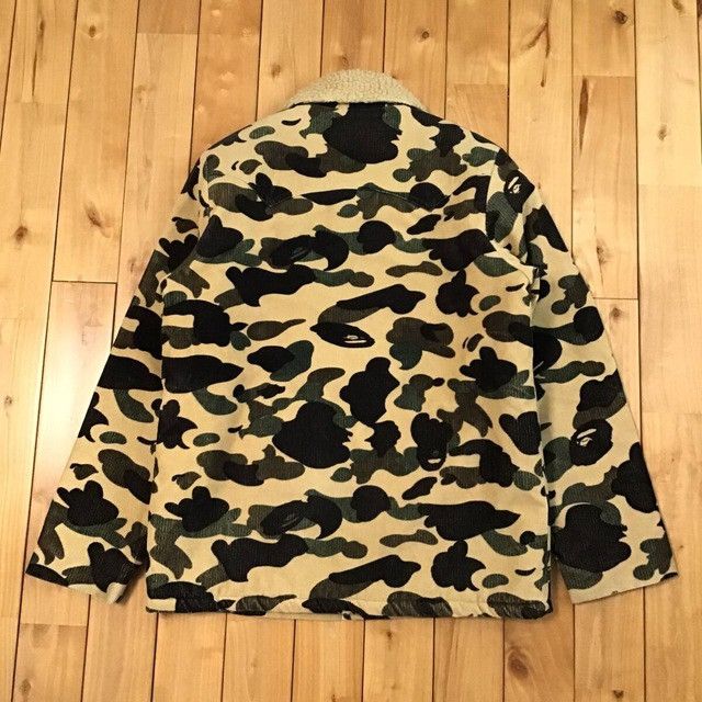 Bape × Nigo 🔥Vintage🔥 BAPE camo Corduroy Boa Jacket a bathing ape NIGO Size US S / EU 44-46 / 1 - 6 Thumbnail
