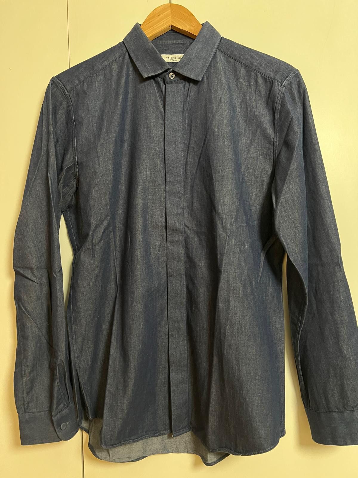 Valentino Valentino Indigo Shirt Size US S / EU 44-46 / 1 - 1 Thumbnail