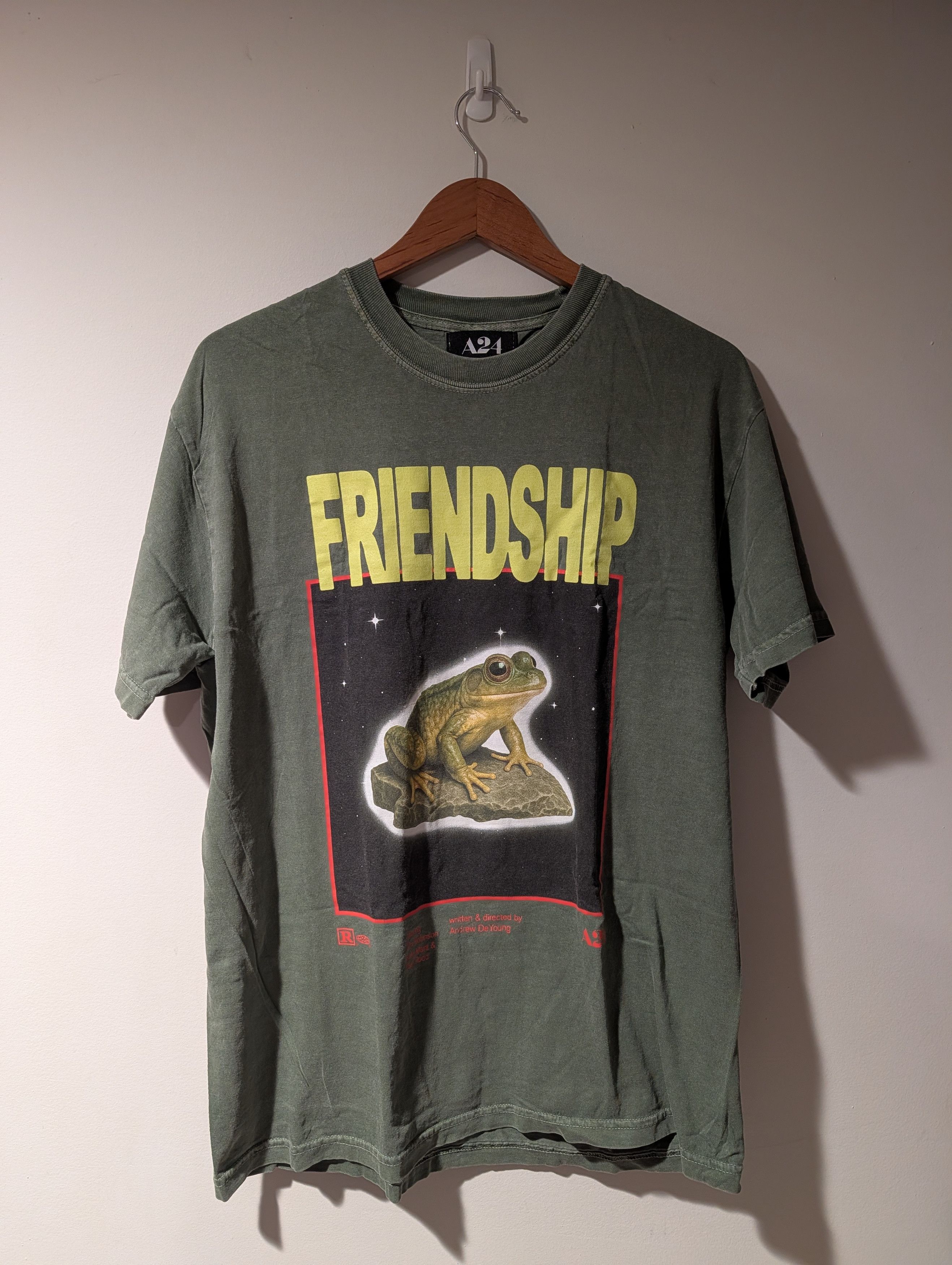 A24 A24 Friendship Toad Boy Tee Tim Robinson Paul Rudd Shaman Size US L / EU 52-54 / 3 - 1 Thumbnail