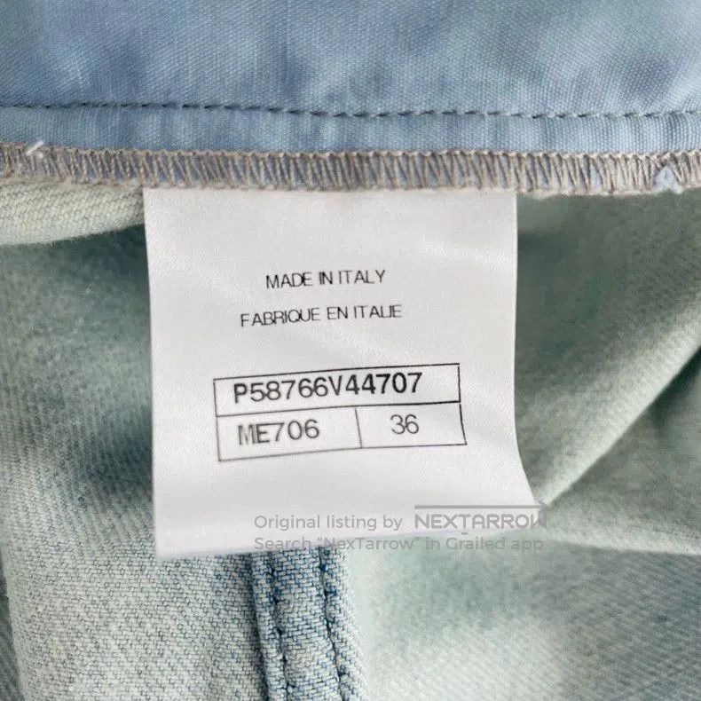 Chanel Chanel Runway Denim Skirt. Size US 36 / EU 52 - 4 Thumbnail