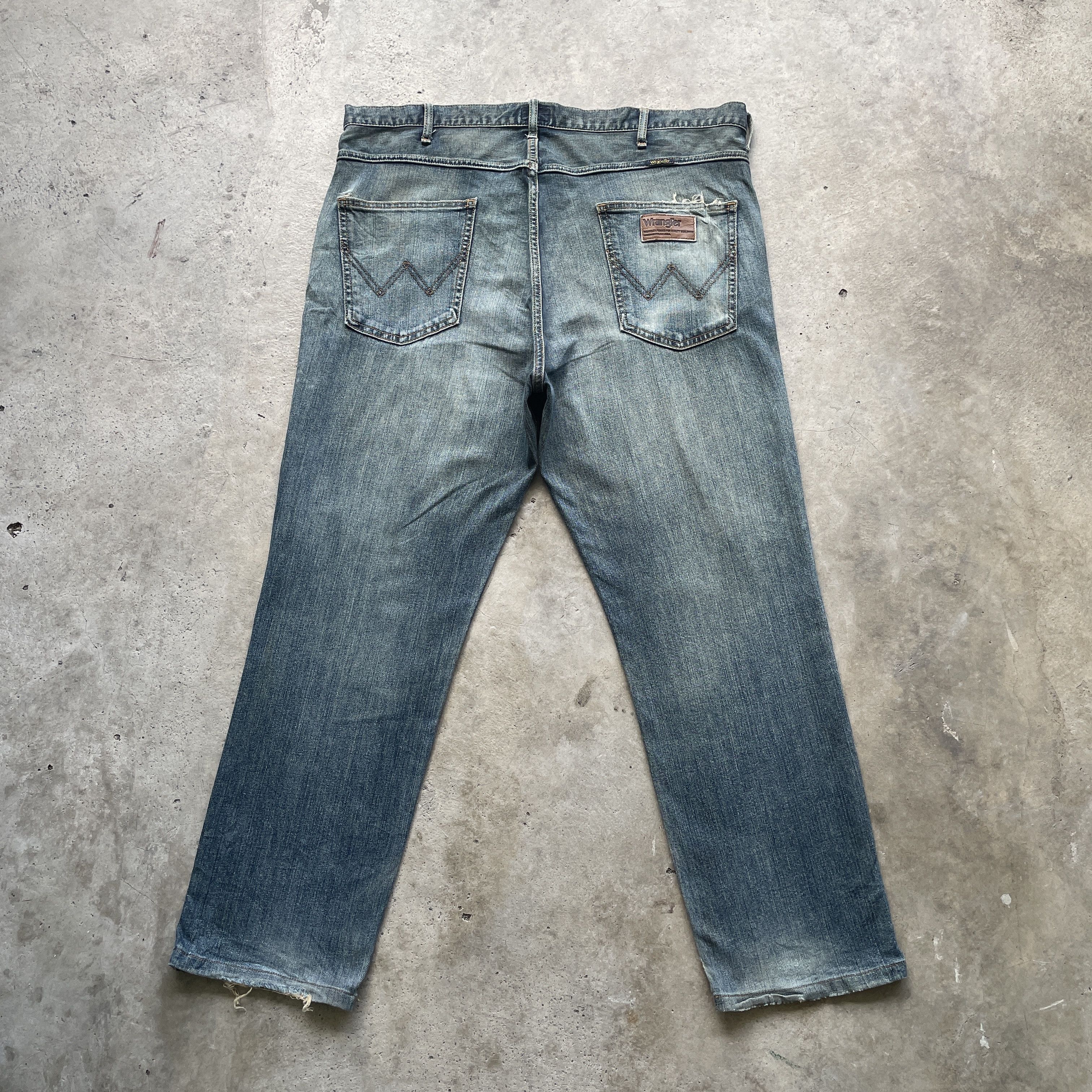 Wrangler VINTAGE WRANGLER MUDWASH JEANS FADED PANTS DENIM W40 Size US 40 / EU 56 - 10 Thumbnail
