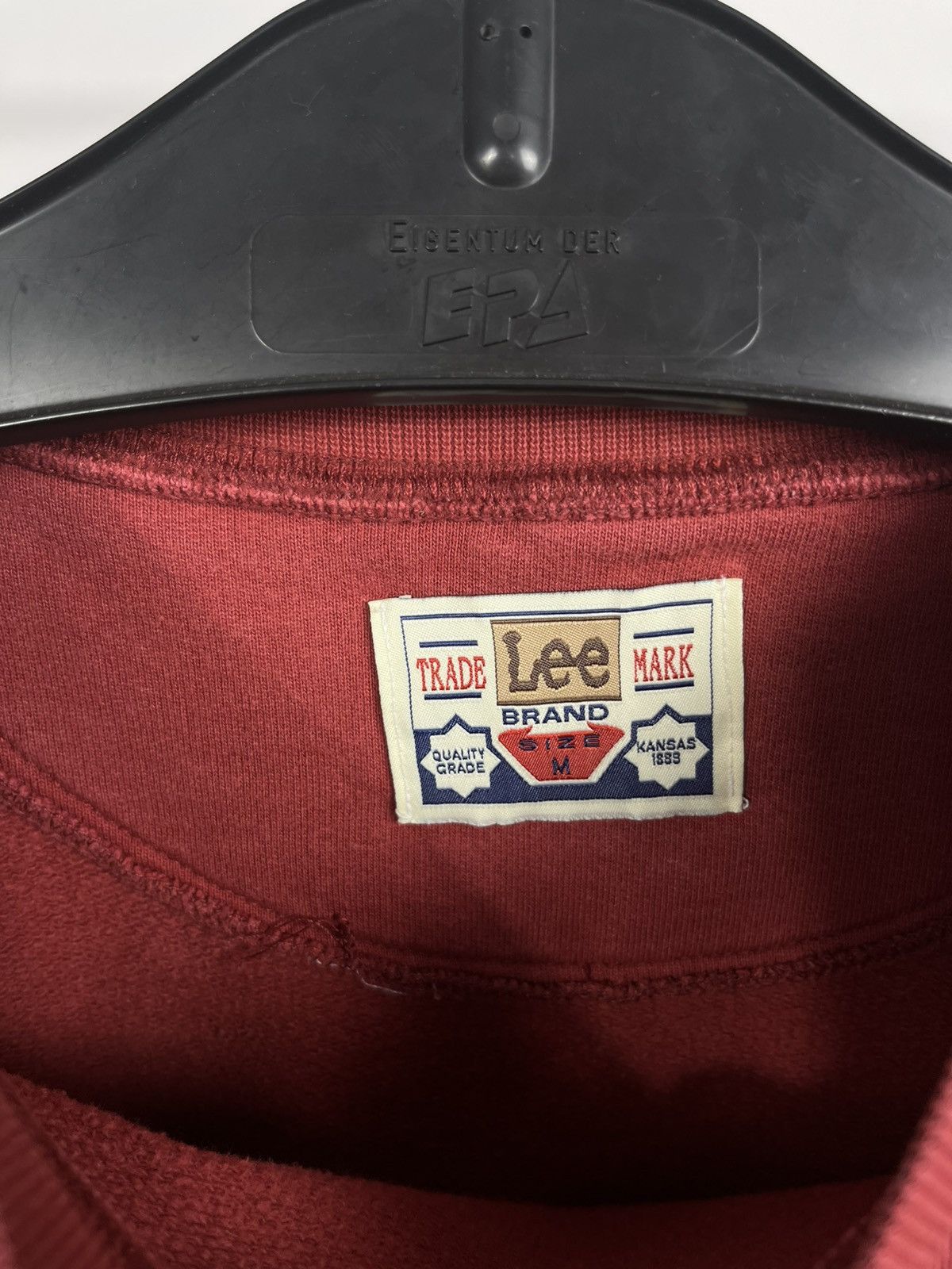 Lee Vintage Lee USA Red Sweatshirt The Jeans That Built America Size US M / EU 48-50 / 2 - 4 Thumbnail