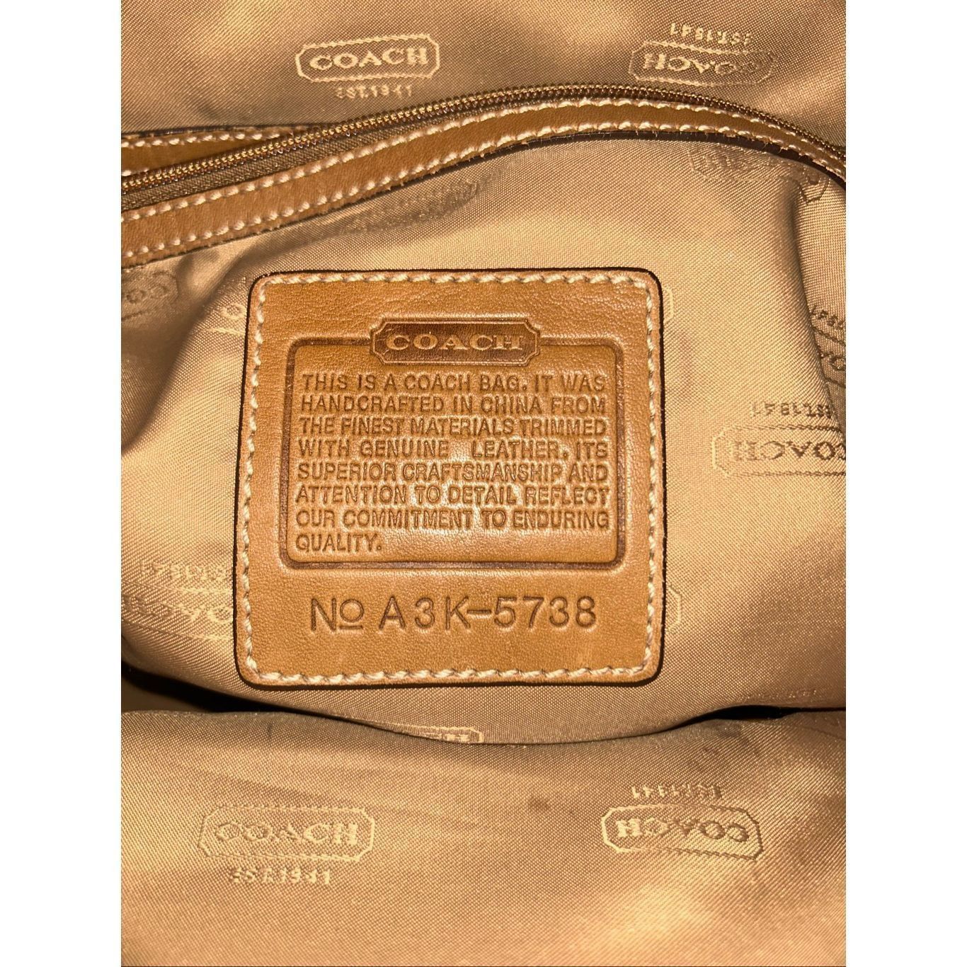 Coach Vintage Coach Messenger Laptop Briefcase Bag Black Canvas Br Size ONE SIZE - 7 Thumbnail