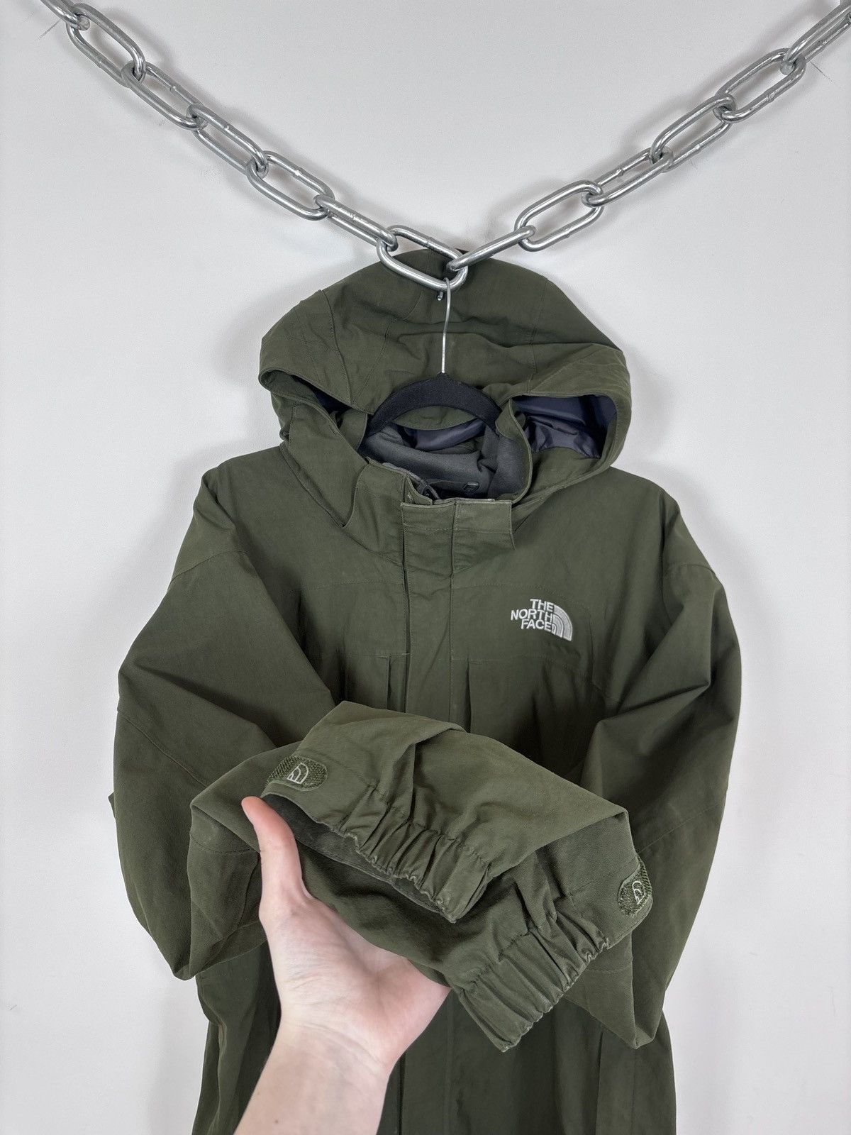 The North Face The North Face Men’s HyVent Khaki Green Hooded Jacket Size US XL / EU 56 / 4 - 13 Thumbnail