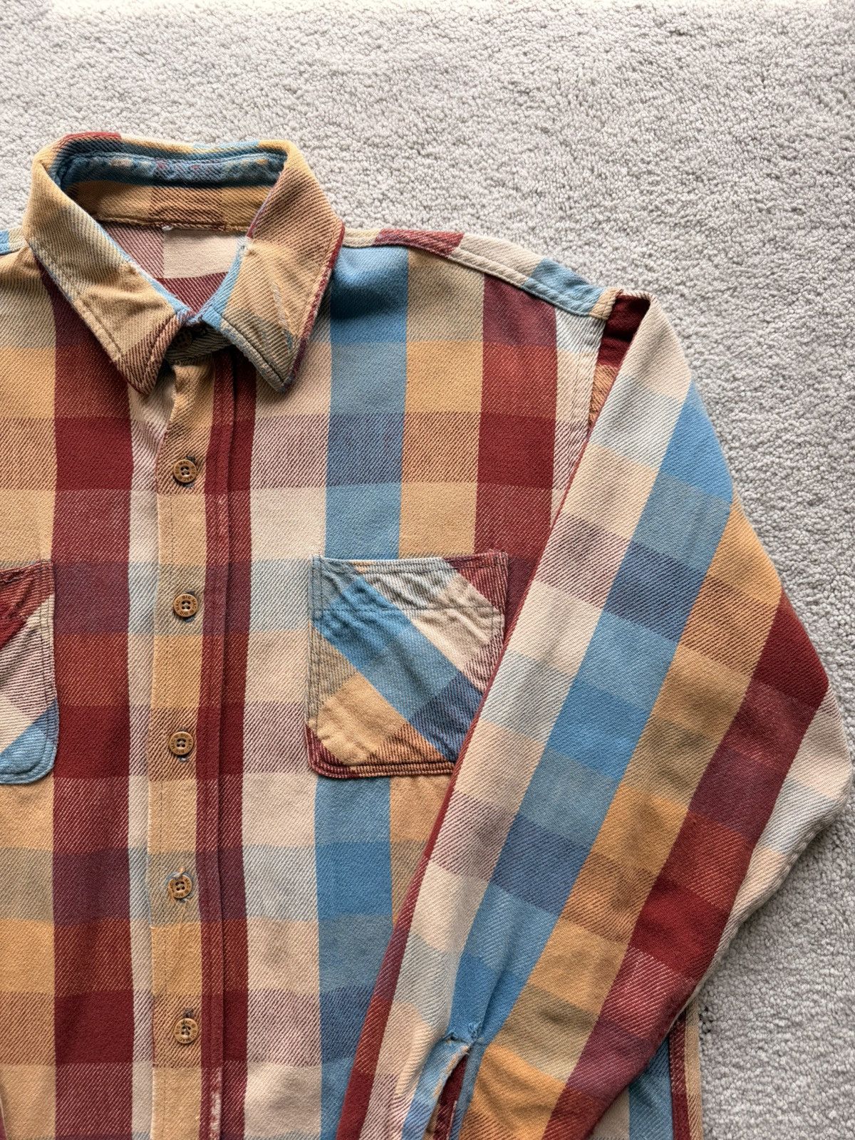 Vintage Vintage 1980s Big Mac Plaid Flannel Size US M / EU 48-50 / 2 - 1 Thumbnail
