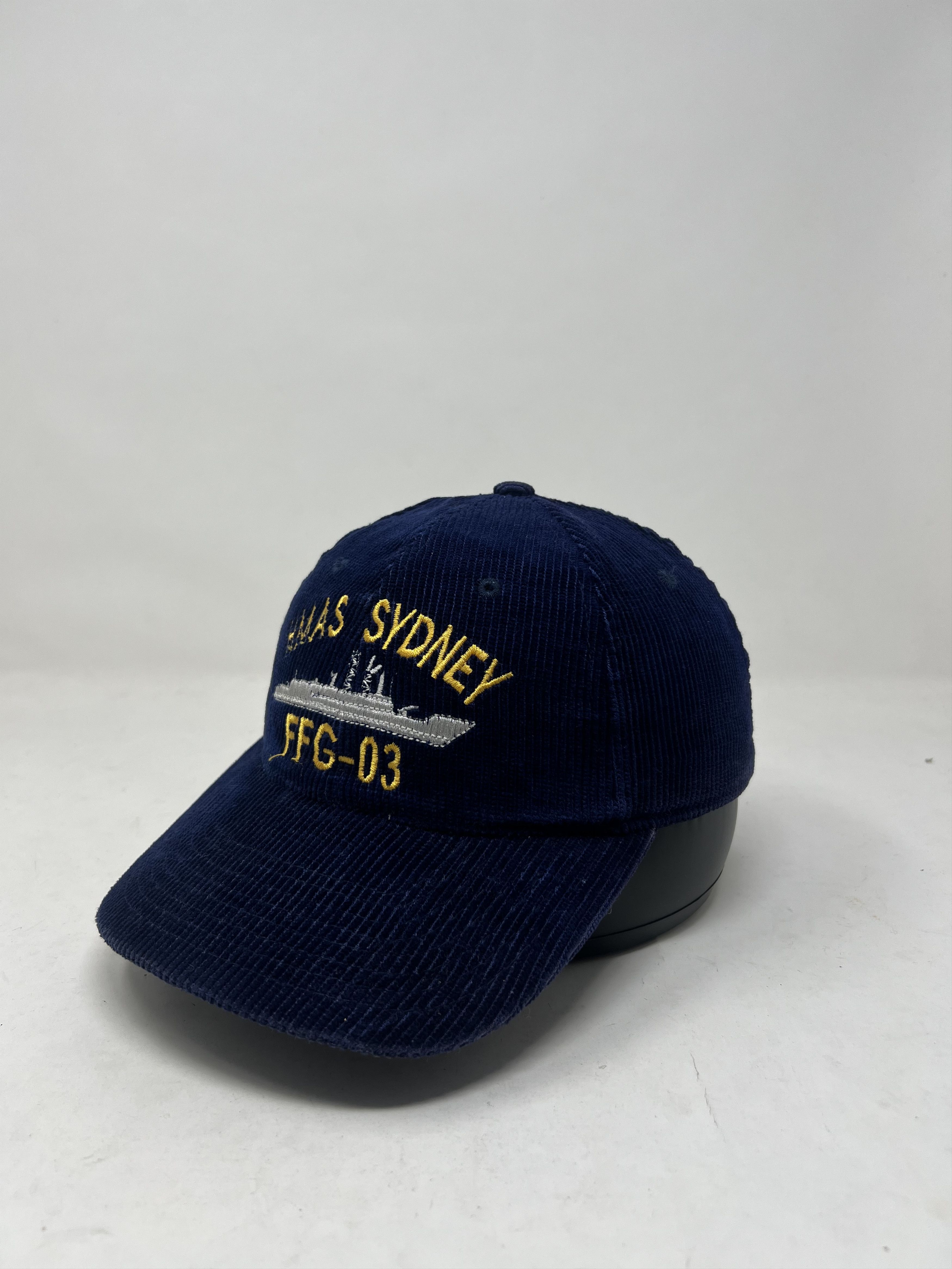 Vintage Vintage HMAS Sydney FFG-03 Corduroi Hat Size ONE SIZE - 1 Thumbnail