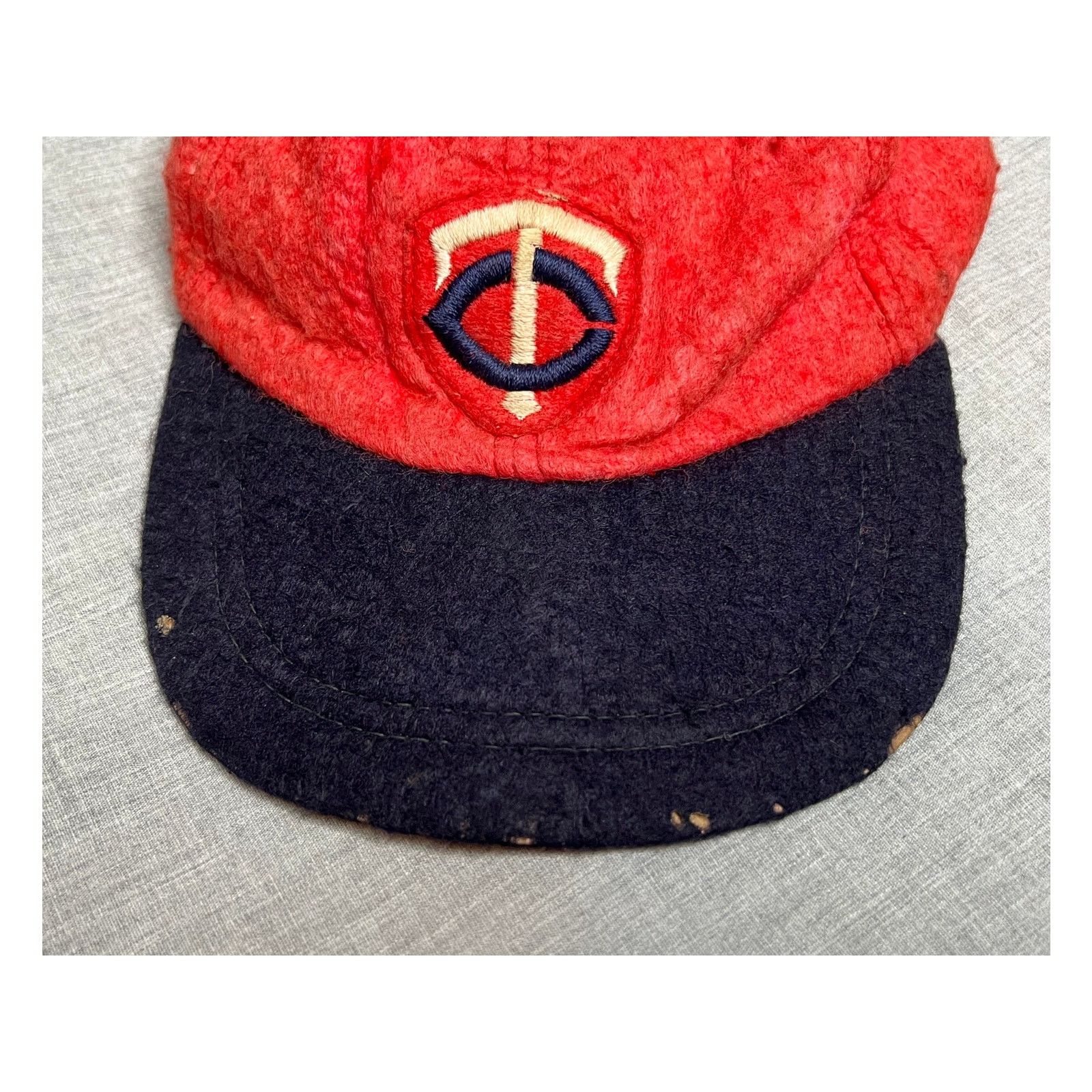 MLB × Vintage Vintage 60s Minnesota Twins Wool Baseball Cap Size ONE SIZE - 7 Thumbnail