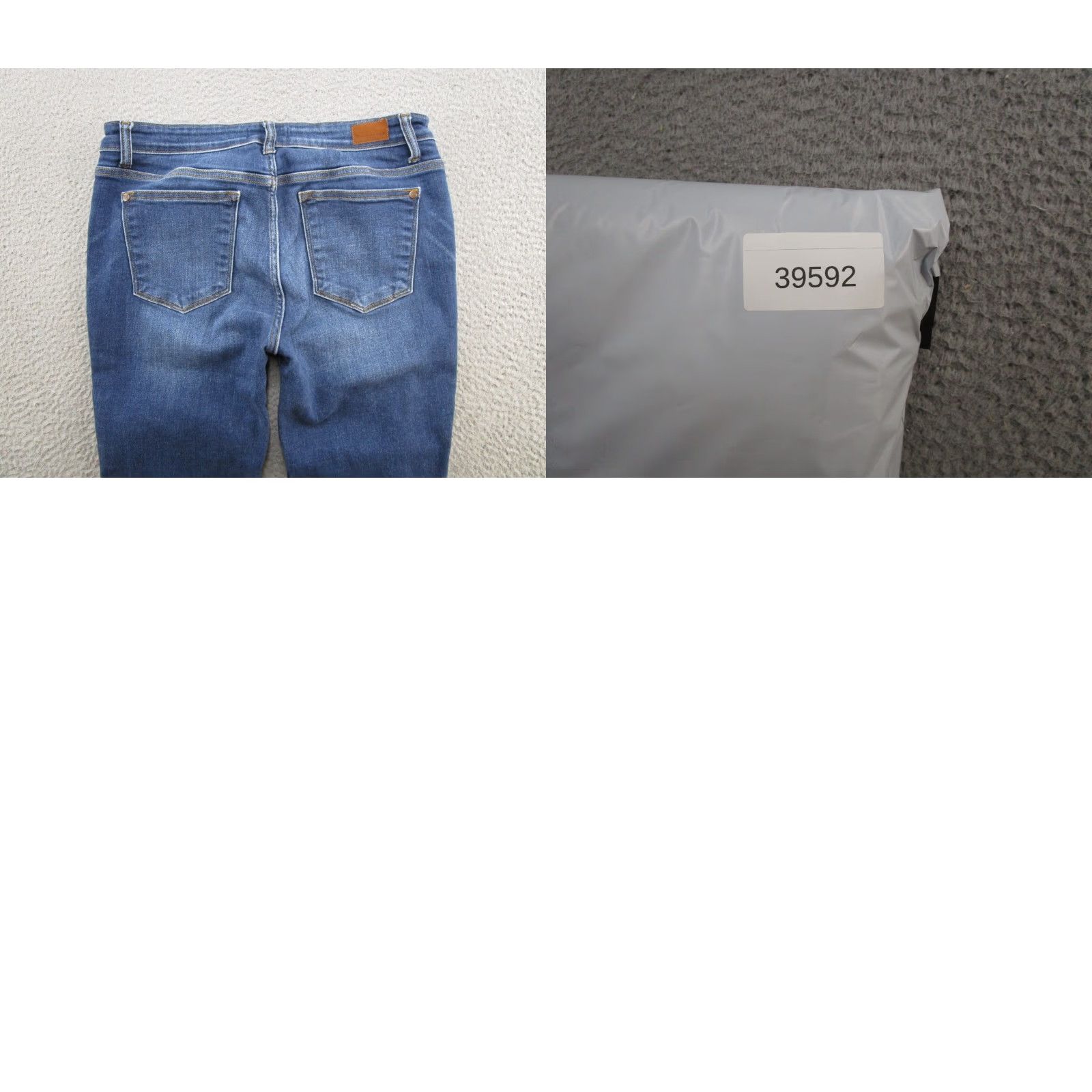 Denime Judy Blue Jeans Skinny 5-Pocket Denim Womens Size 32 Medium Blue Stretch Cotton Blend Classic Vintage: No Size 24" / US 00 / IT 34 - 9 Thumbnail