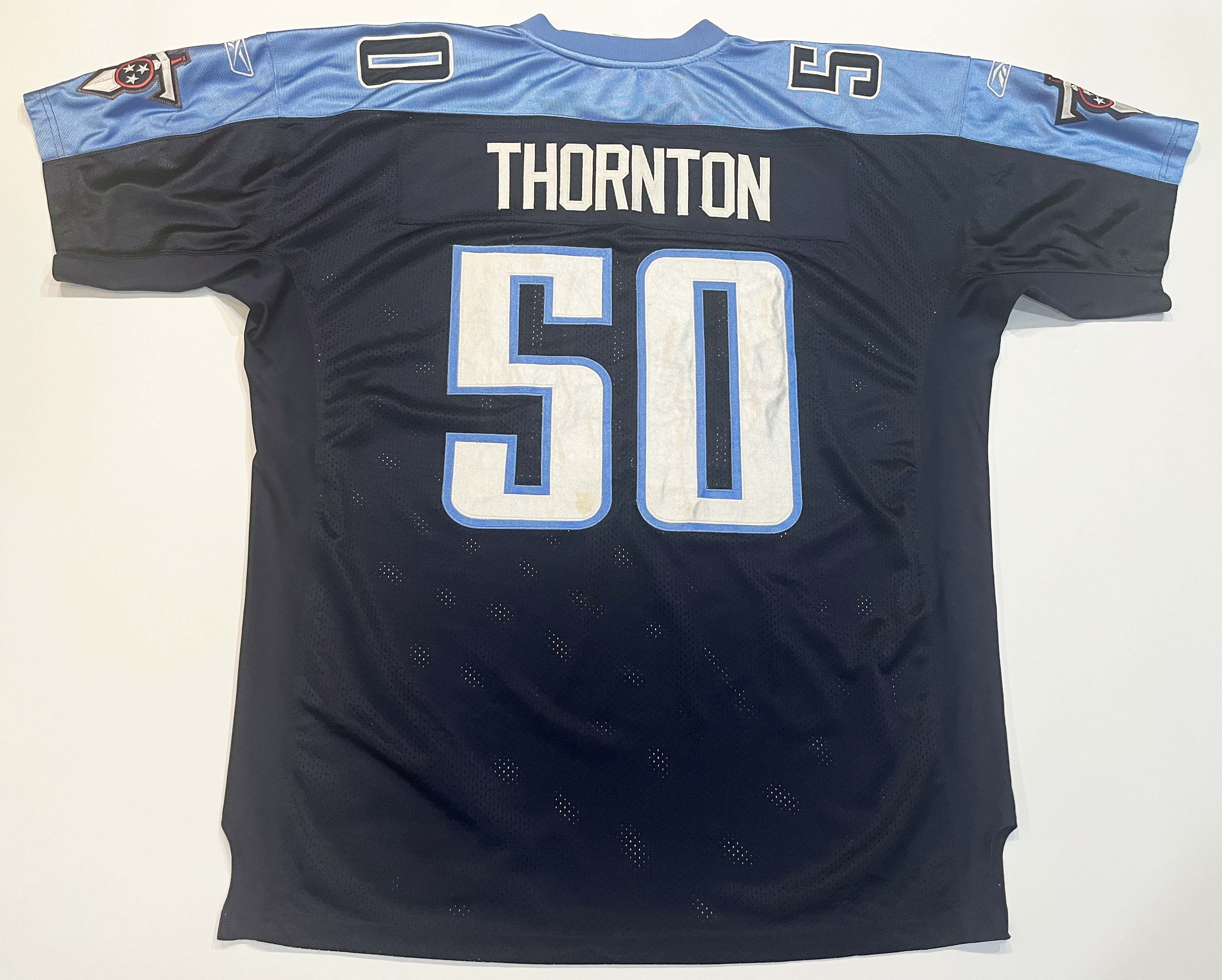 NFL × Reebok Reebok On Field NFL Tennessee Titans THORNTON #50 Jersey Size US XL / EU 56 / 4 - 4 Thumbnail