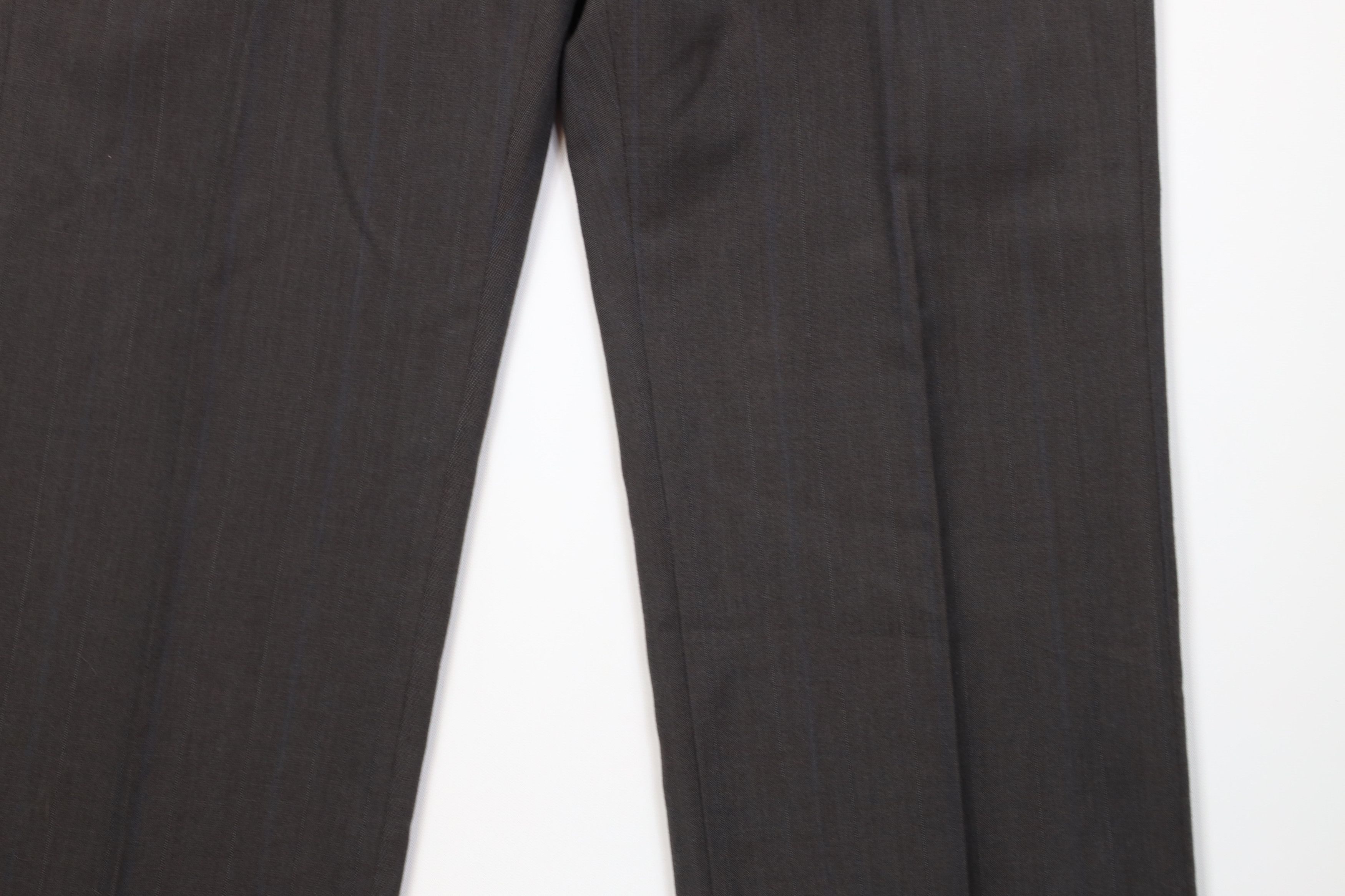Vintage Vintage 90s Streetwear Knit Pinstriped Wide Leg Chino Pants Size US 32 / EU 48 - 4 Thumbnail