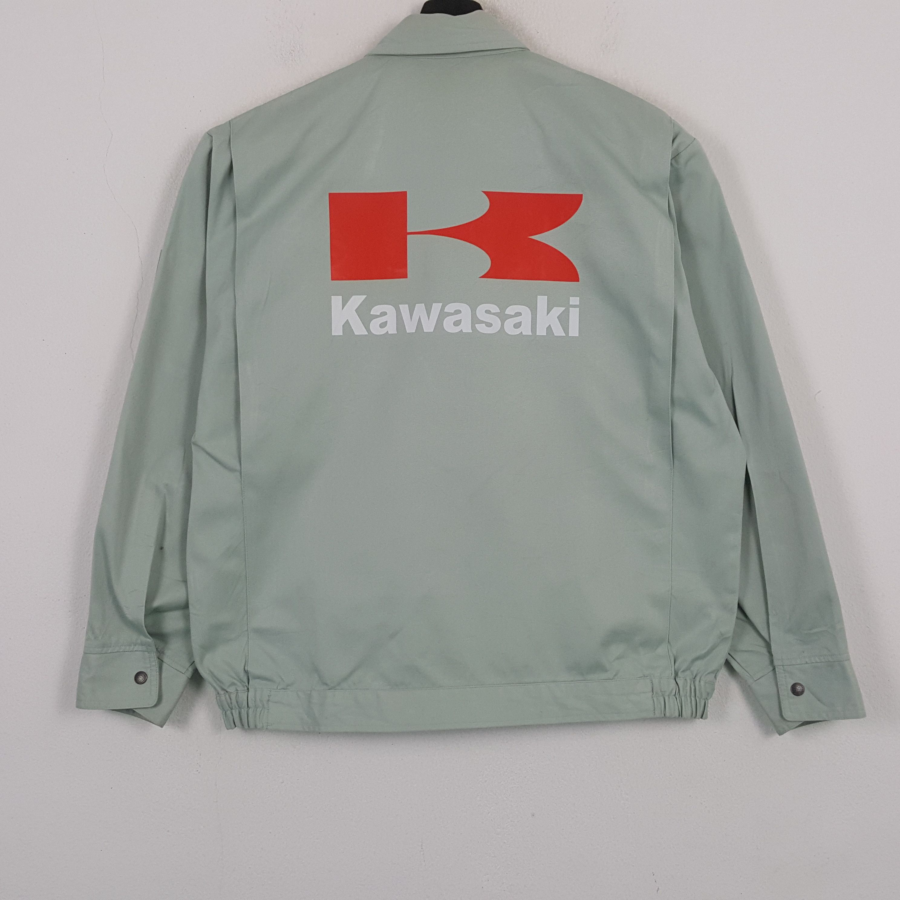Vintage Kawasaki Japanese Brand Custom Art Jacket RR16 Size US L / EU 52-54 / 3 - 1 Thumbnail