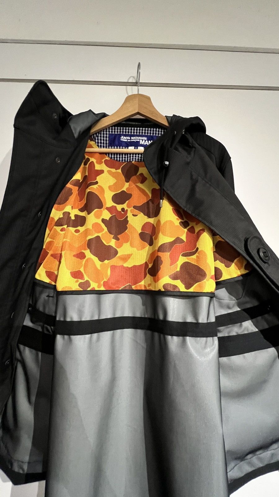 Junya Watanabe SS19 Junya Watanabe Man Gabardine Wool Utility Pocket Poncho Size US L / EU 52-54 / 3 - 4 Thumbnail