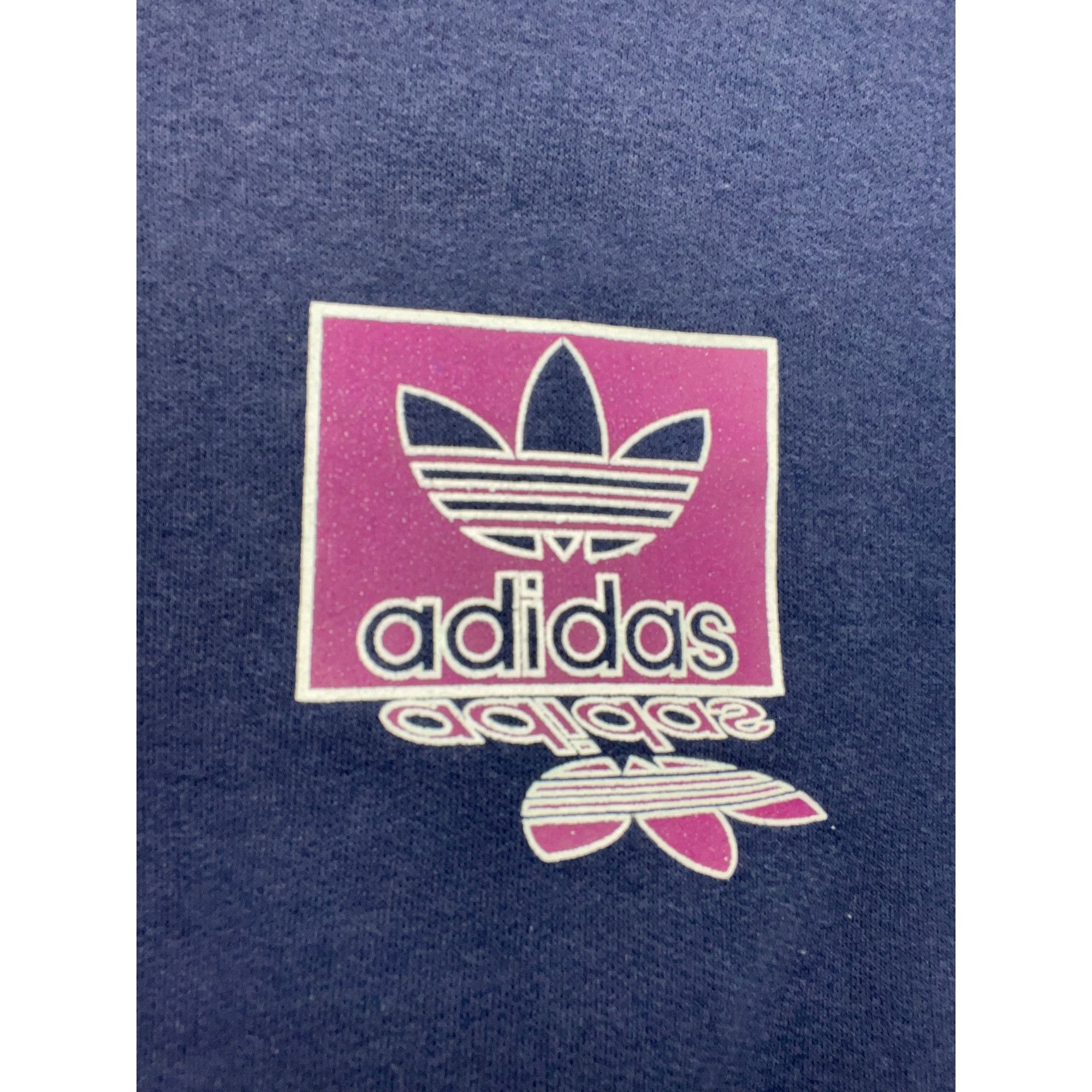 Adidas Vintage Adidas Violet Crewneck Size US XL / EU 56 / 4 - 4 Thumbnail