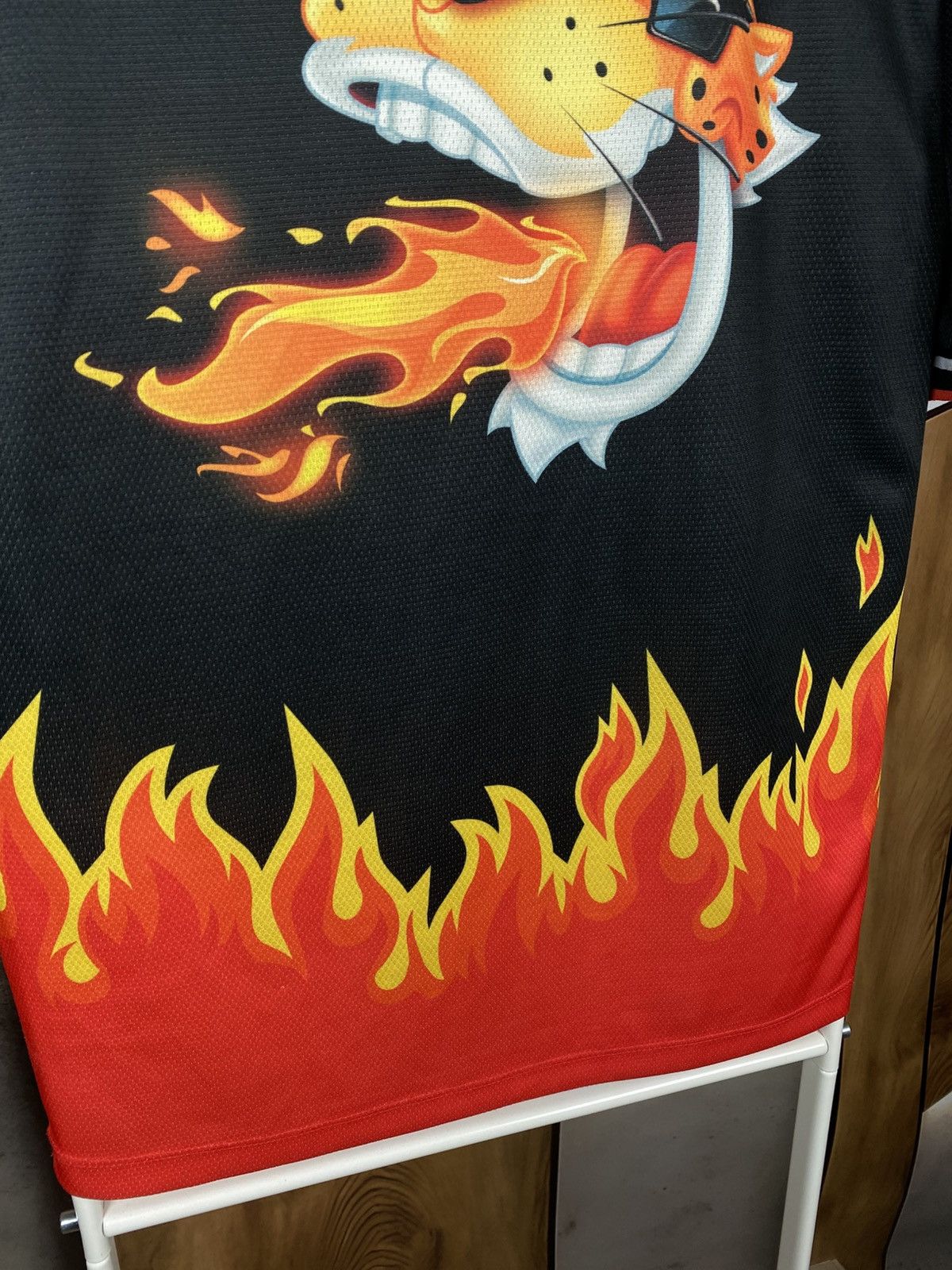 Vintage 🍜Vintage T-Shirt Cheetos Flamin Hot Fire Overprint Logo Tee🍜 Size US XS / EU 42 / 0 - 8 Thumbnail