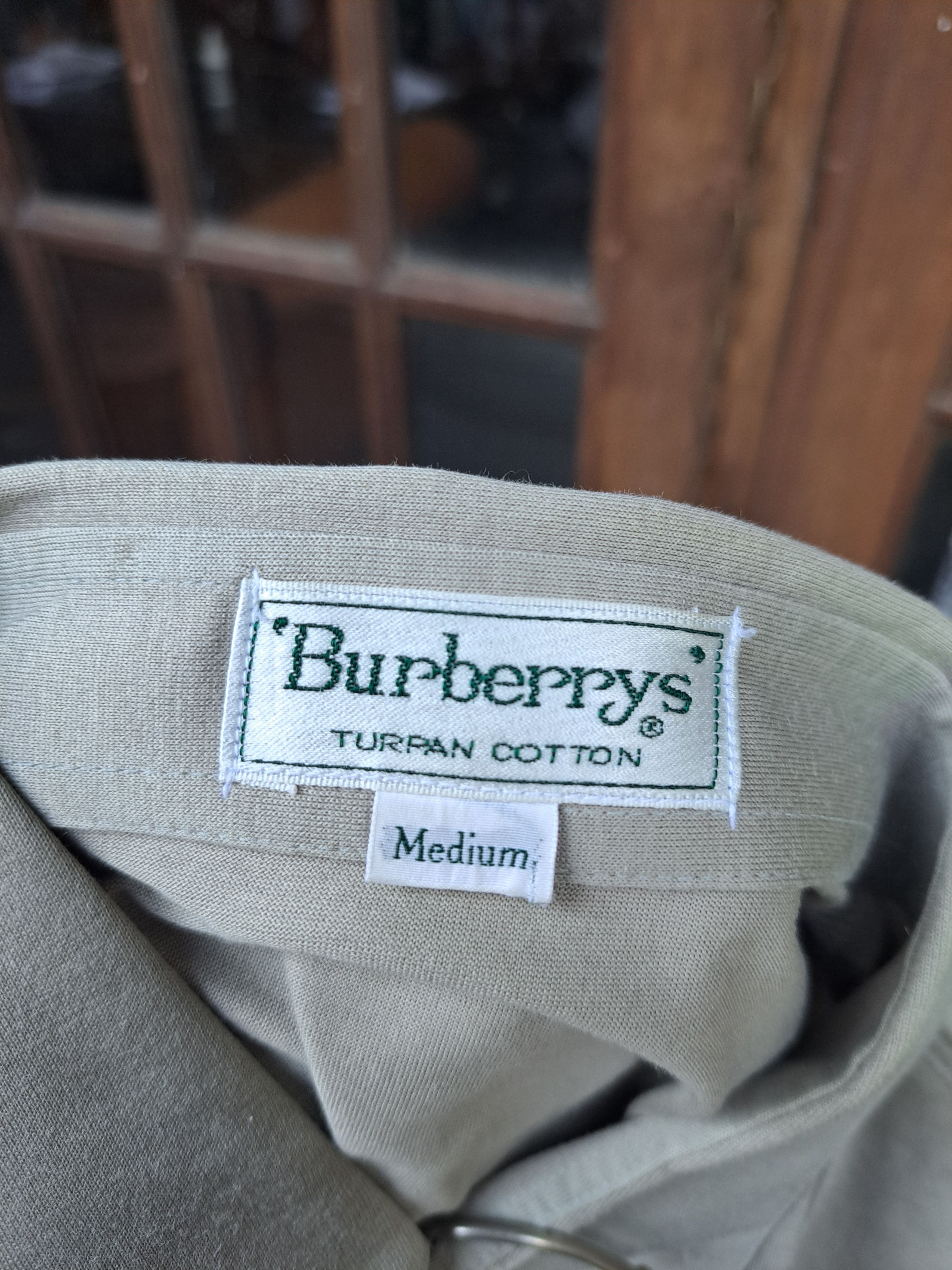 Burberry 90s Burberry's Turpan Cotton Polo Shirt Mens Medium Size US M / EU 48-50 / 2 - 6 Thumbnail