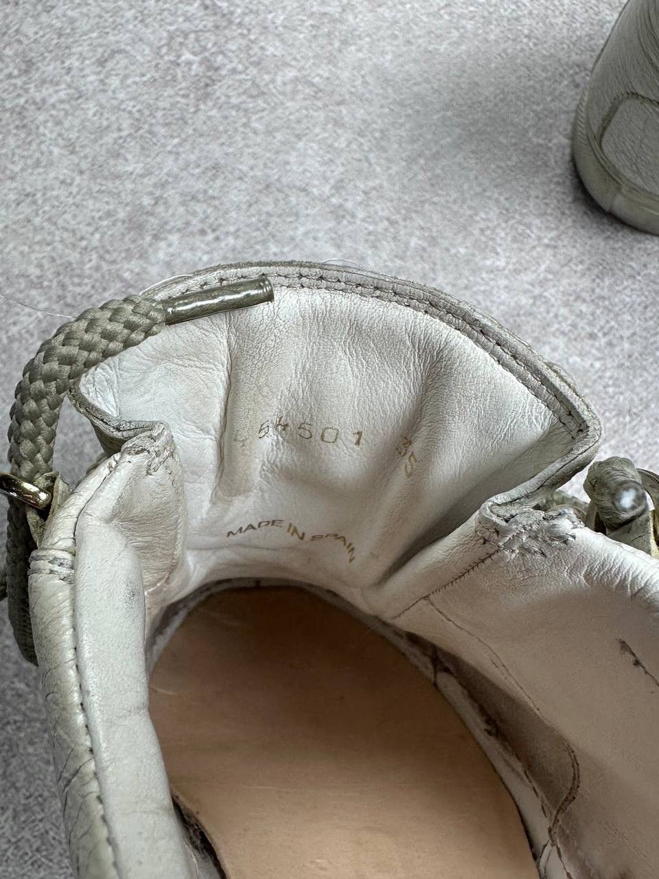 Balenciaga Vintage Balenciaga Arena Leather Low Leather Sneakers EUR 35 Size US 5 / IT 35 - 14 Thumbnail