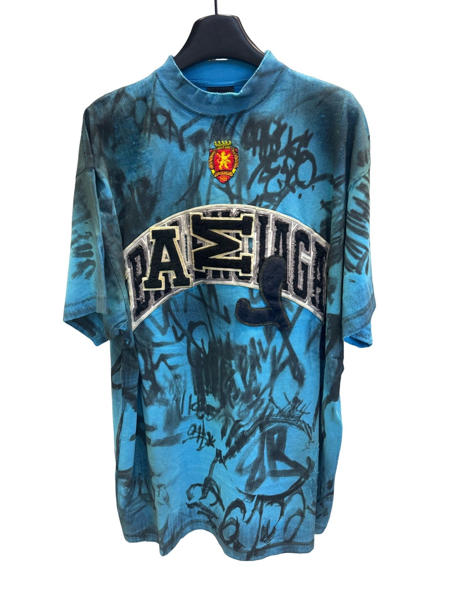 Balenciaga Balenciaga Graffiti Logo T-Shirt Size S Size US S / EU 44-46 / 1 - 1 Thumbnail
