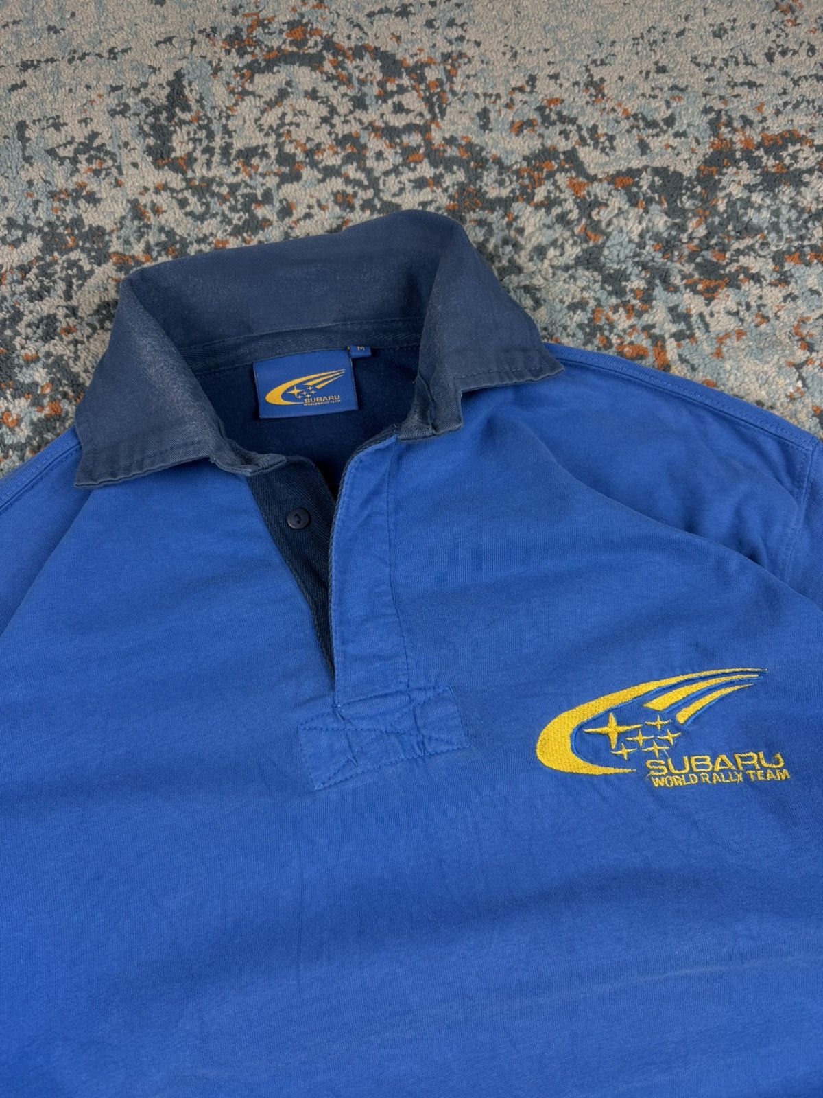 Vintage Vintage 90s Subaru STI world rally team prodrive racing tee Size US XL / EU 56 / 4 - 5 Thumbnail