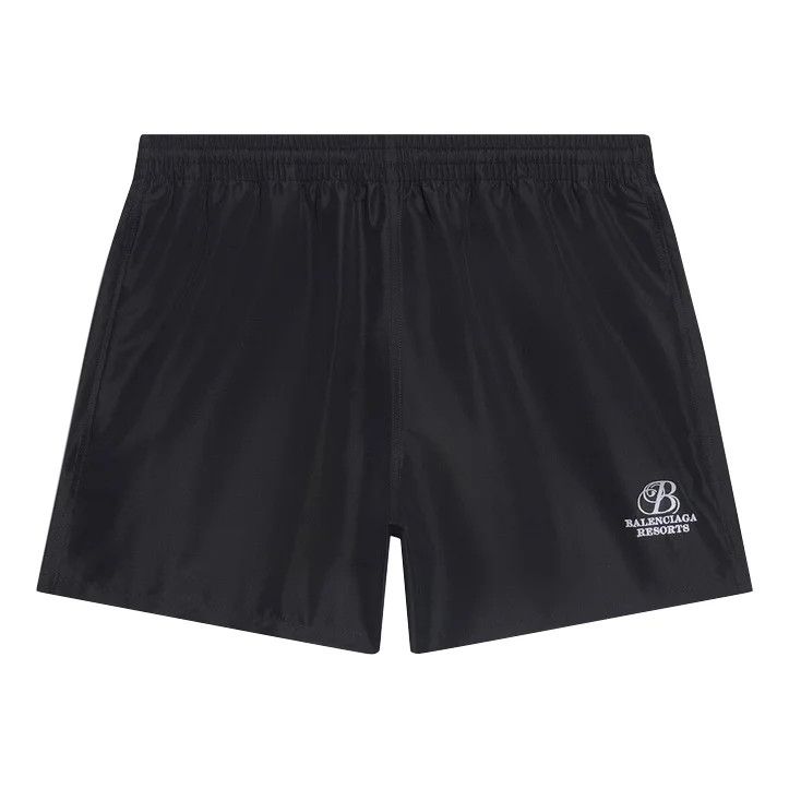 Balenciaga o1in1g0526 Swim Shorts in Black Size US 28 / EU 44 - 1 Thumbnail