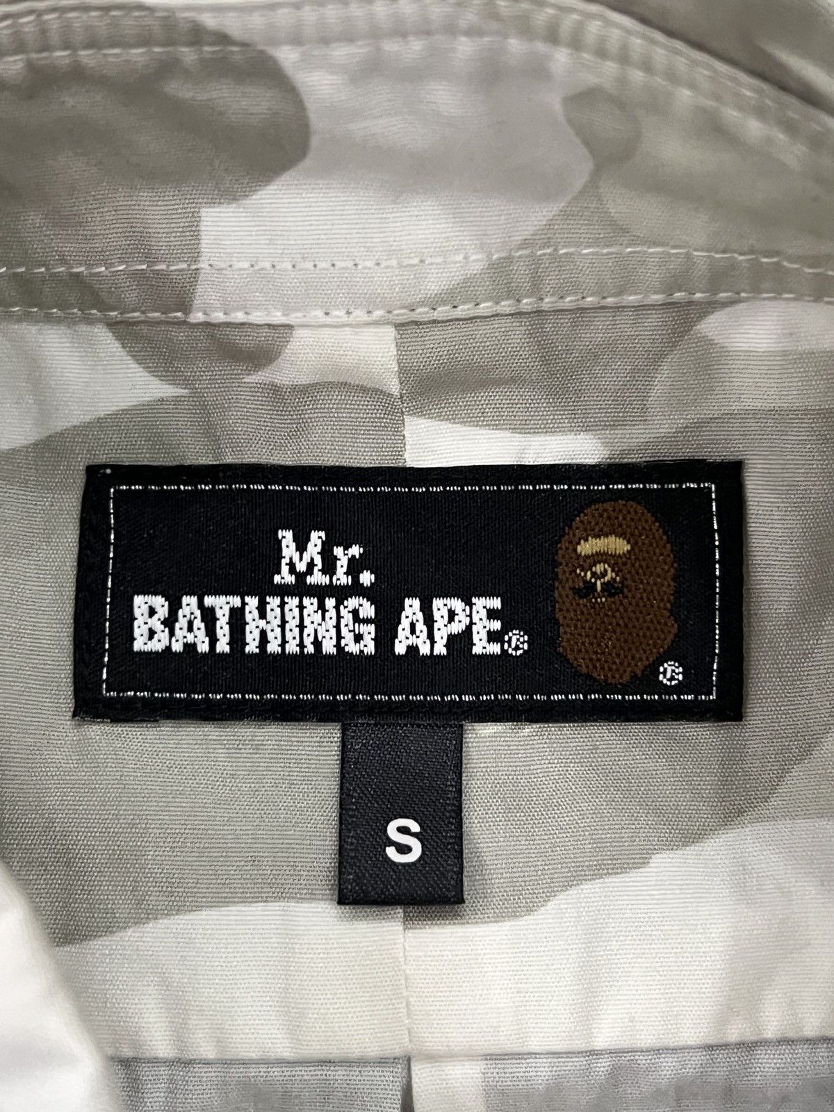 Bape Mr. Bathing Ape Camouflage Button Shirt Size US S / EU 44-46 / 1 - 10 Thumbnail
