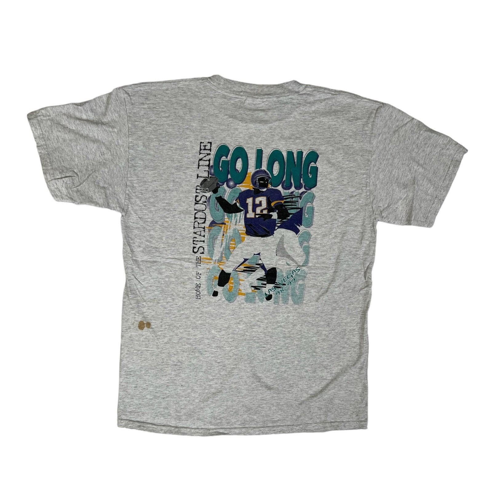 Tultex Vintage Las Vegas Fremont Star Dust Football T-Shirt 1998 90 Size US L / EU 52-54 / 3 - 3 Thumbnail