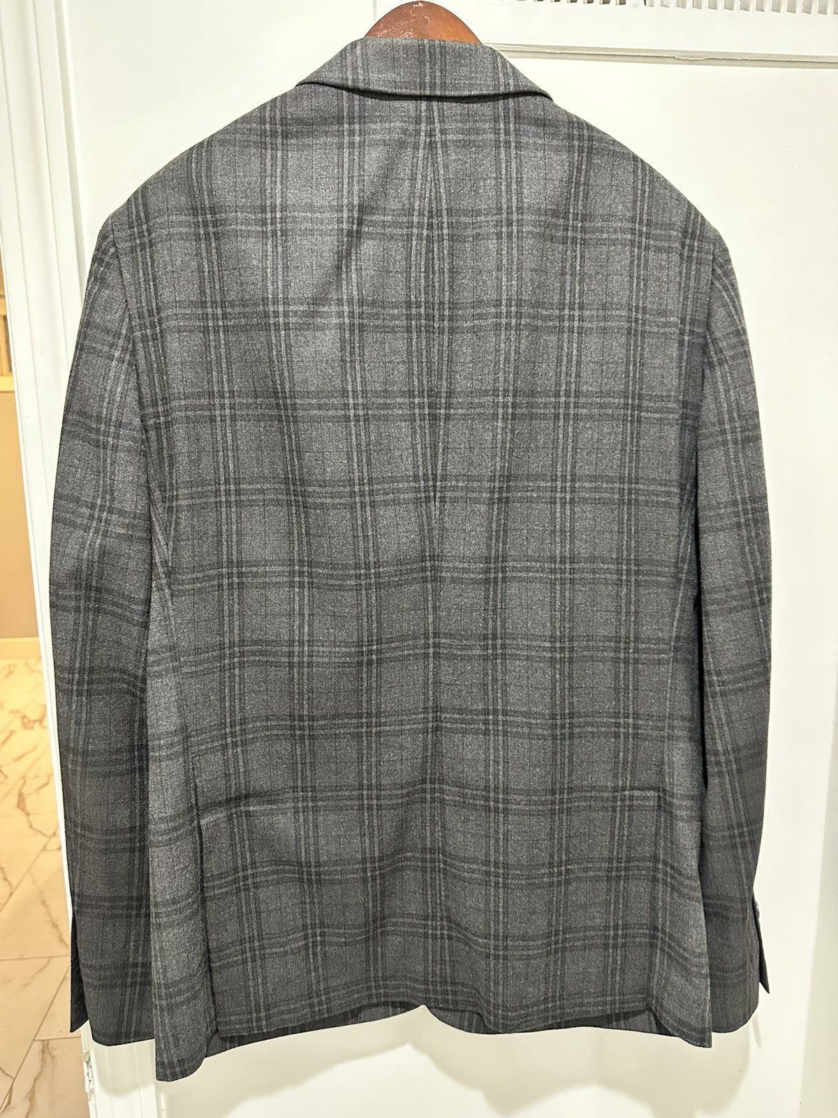 John Varvatos John Varvatos Gray Plaid Sport Coat Blazer Men’s 40R Size 40R - 2 Thumbnail