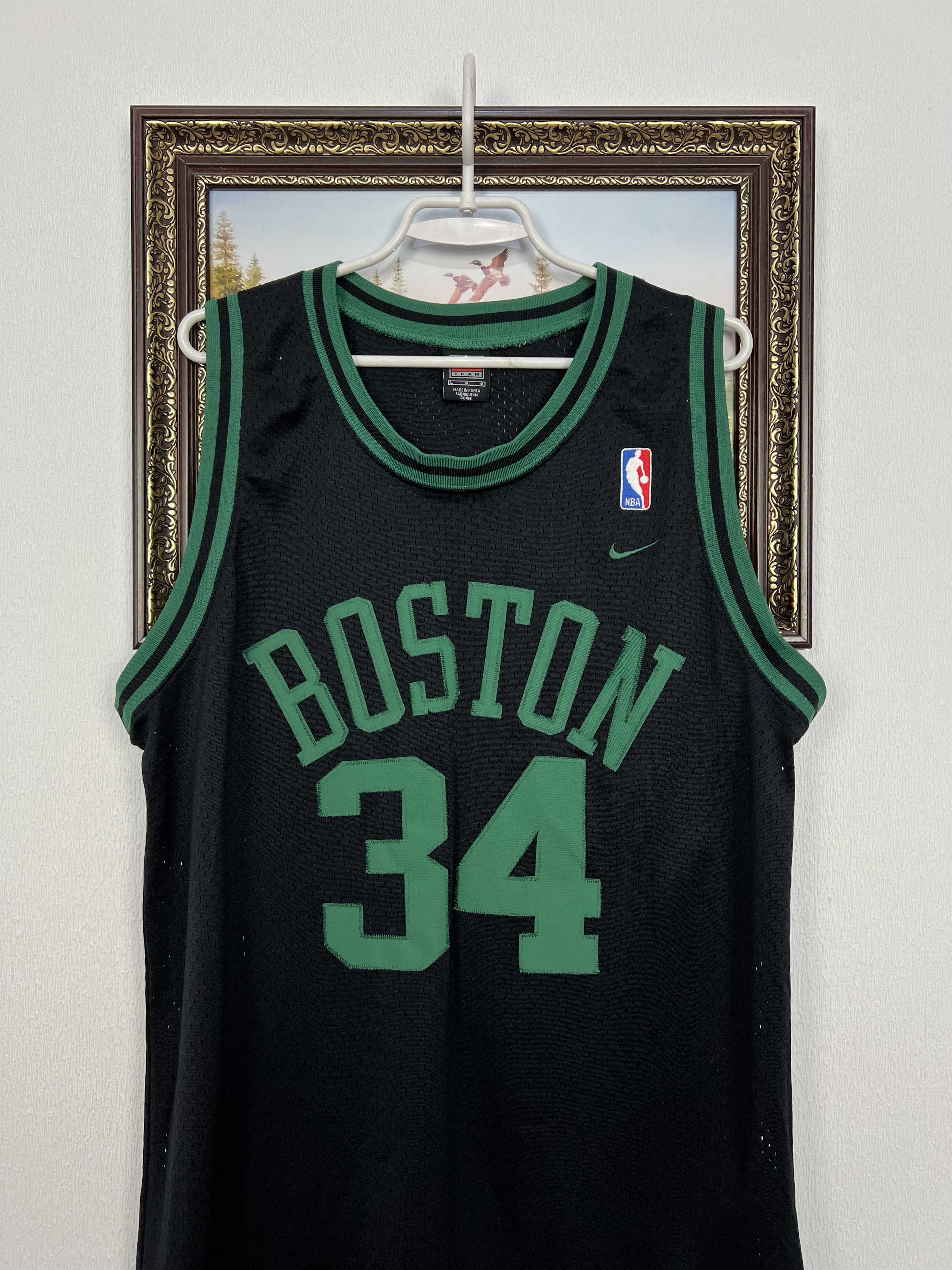 Nike Vintage Nike Boston Celtics NBA #34 Pierce Jersey Mens Size US L / EU 52-54 / 3 - 2 Thumbnail